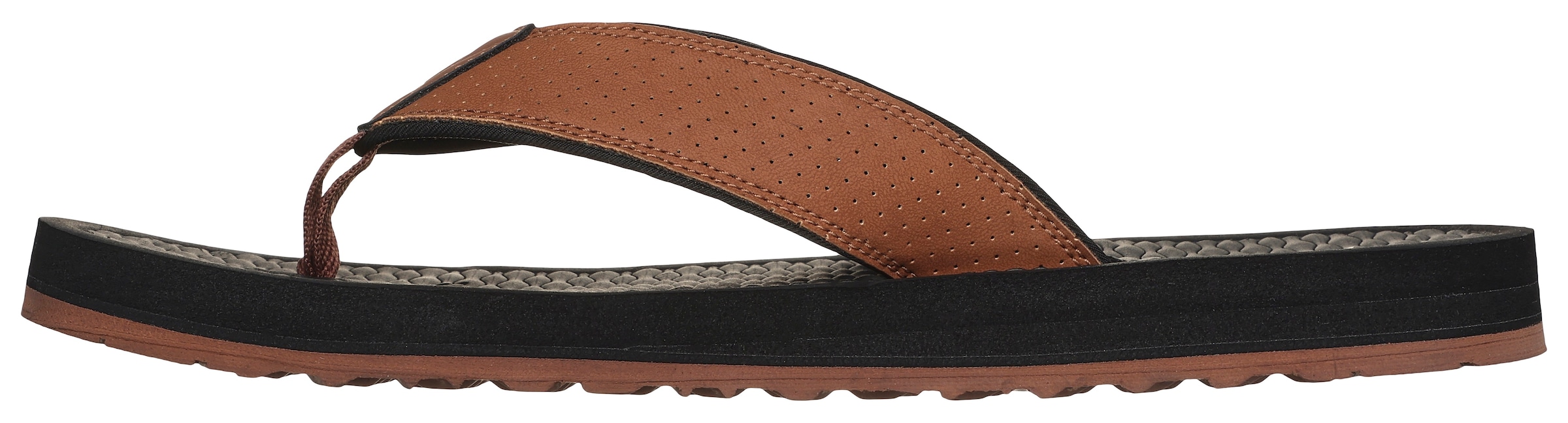 Skechers Zehentrenner »TANTRIC-COPANO«, Sommerschuh, Schlappen, Poolslides, Badeschuh, mit Luxe Foam