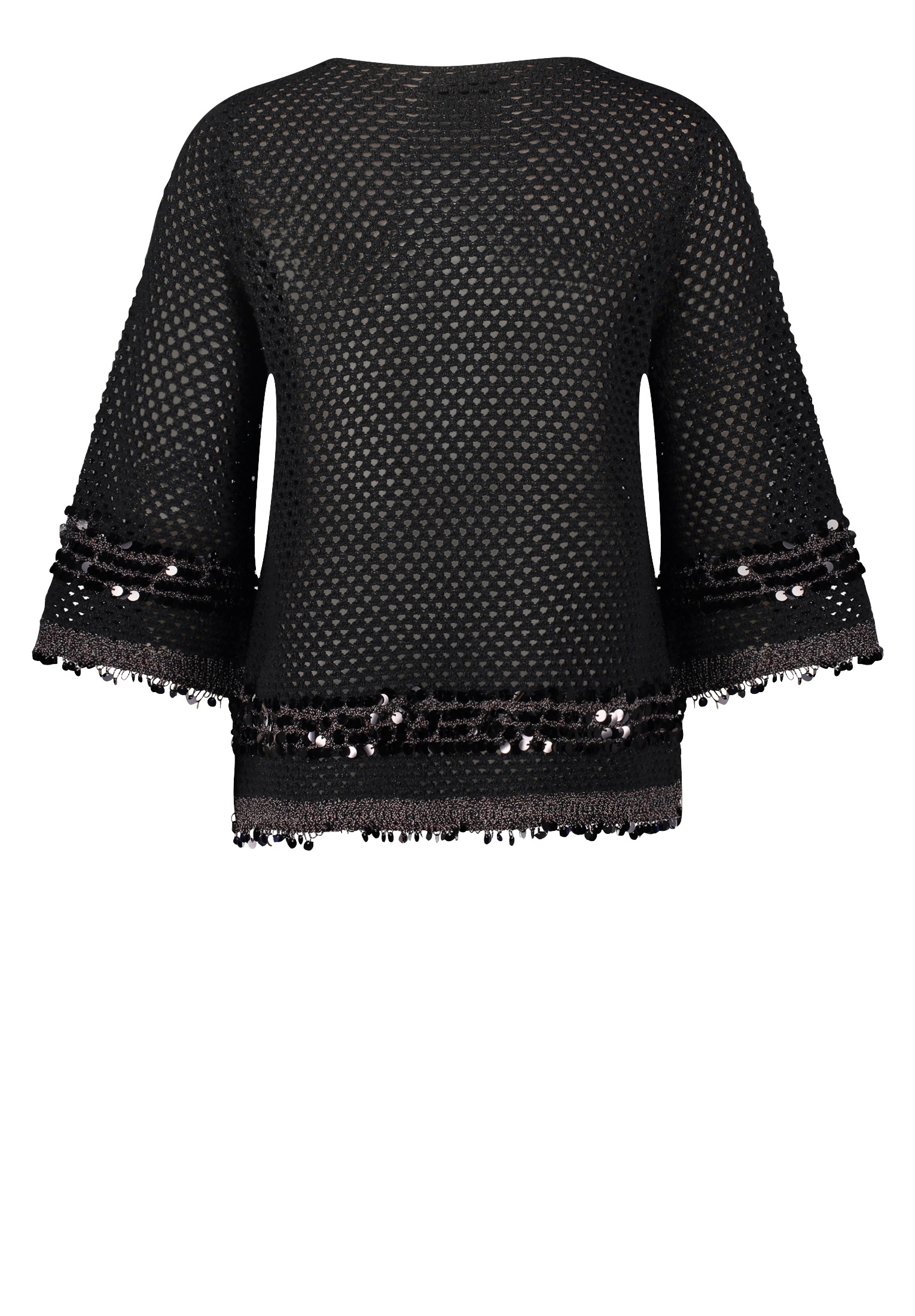 Thumbnail - Betty Barclay Strickpullover "Betty Barclay Damen Strickpullover mit Lochmuster", (1 tlg.), Pailletten