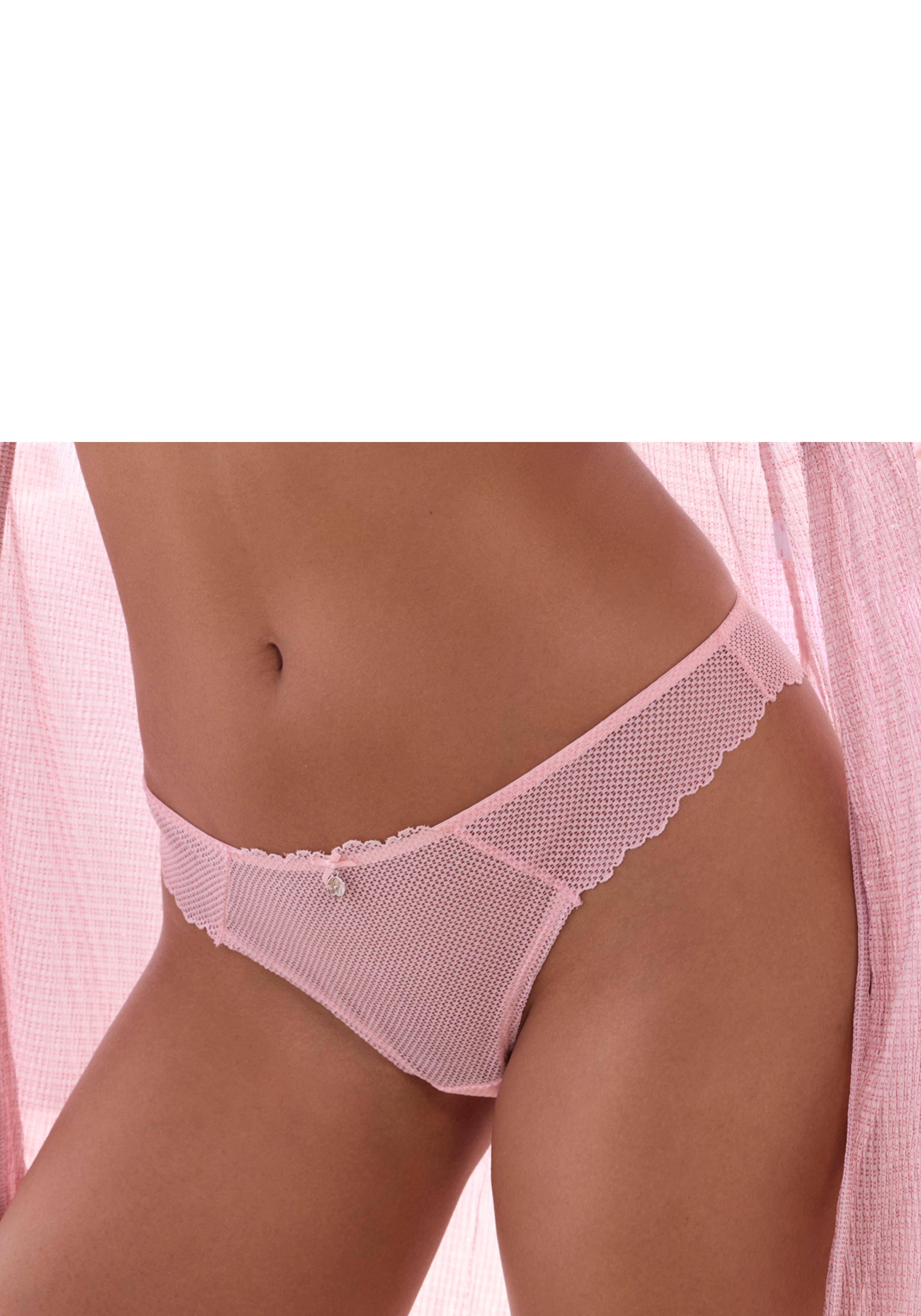Vivance String aus Netzspitze in transparenter Optik