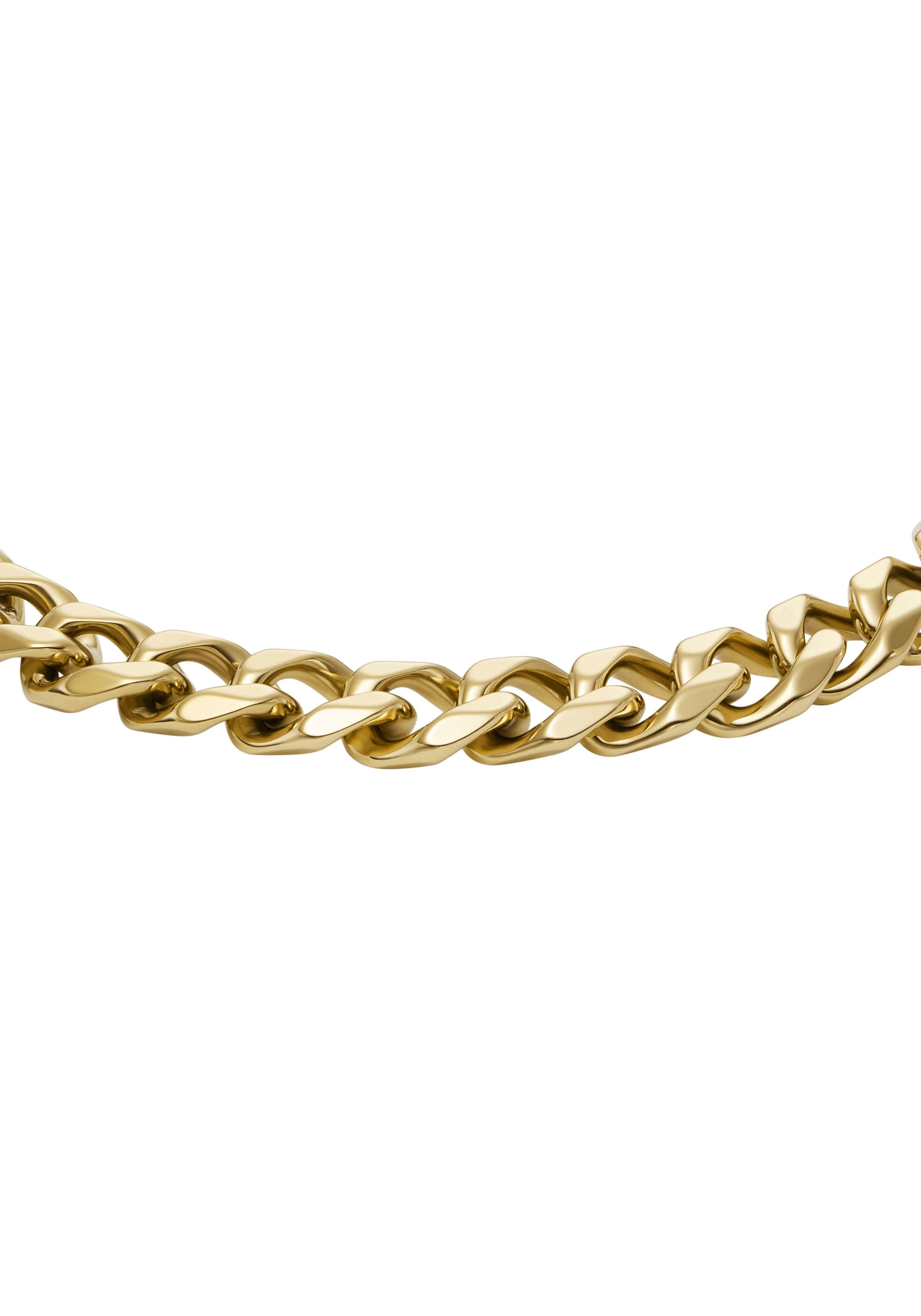 Edelstahlarmband FOSSIL "Schmuck Geschenk Edelstahl JEWELRY BOLD CHAINS", gold (gelbgoldfarben), Armbänder, Damen, Edelstahl, Edelstahlarmband 3