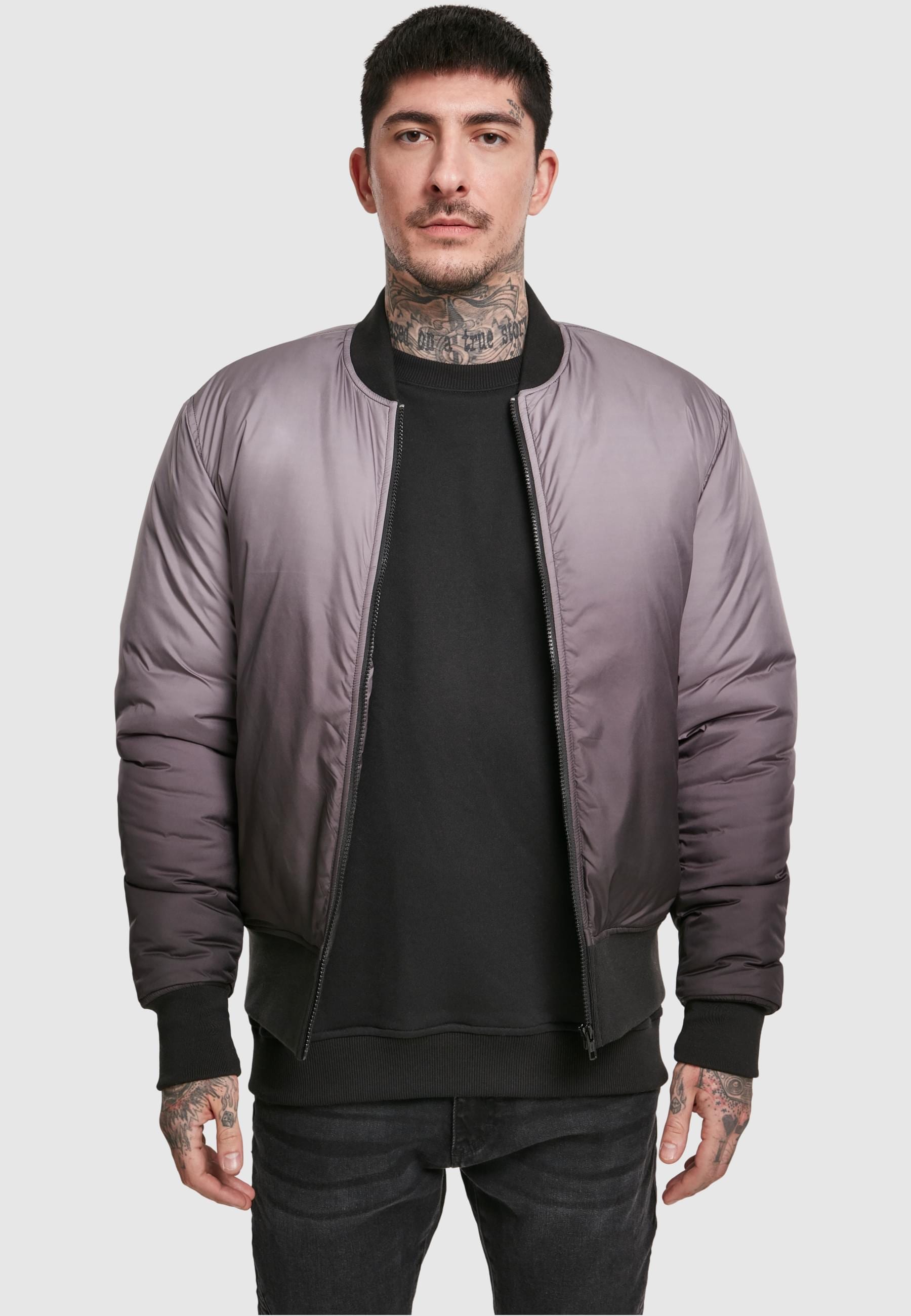 URBAN CLASSICS Allwetterjacke »Urban Classics Herren Gradient Bomber Jacket«, (1 St.), ohne Kapuze