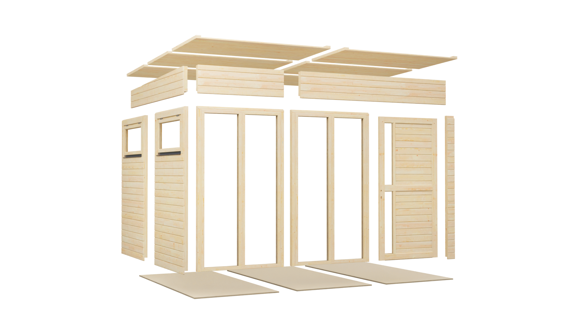 KONIFERA Gartenhaus »Pentus 3 Office Lounge«