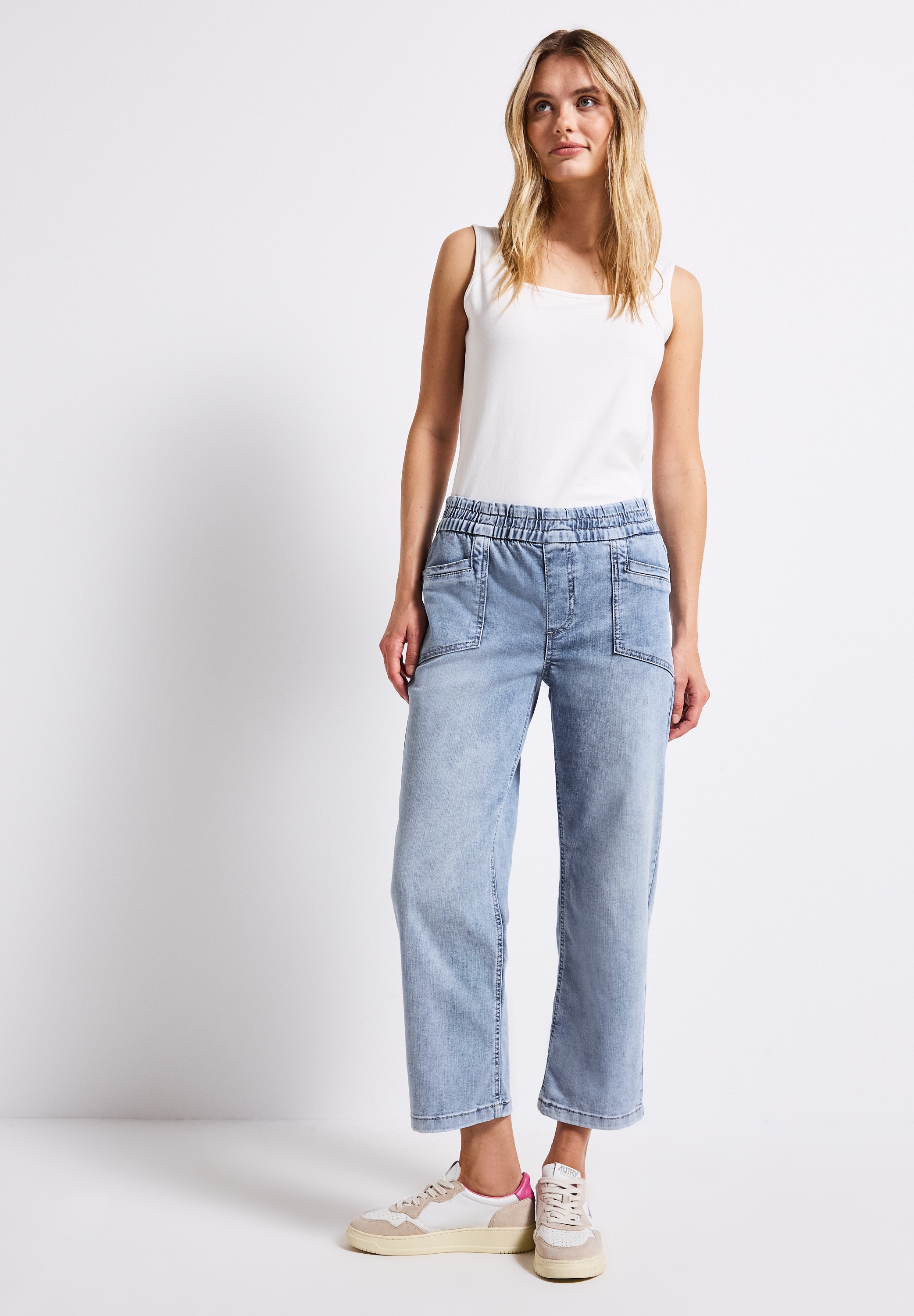 STREET ONE Straight-Jeans, Middle Waist