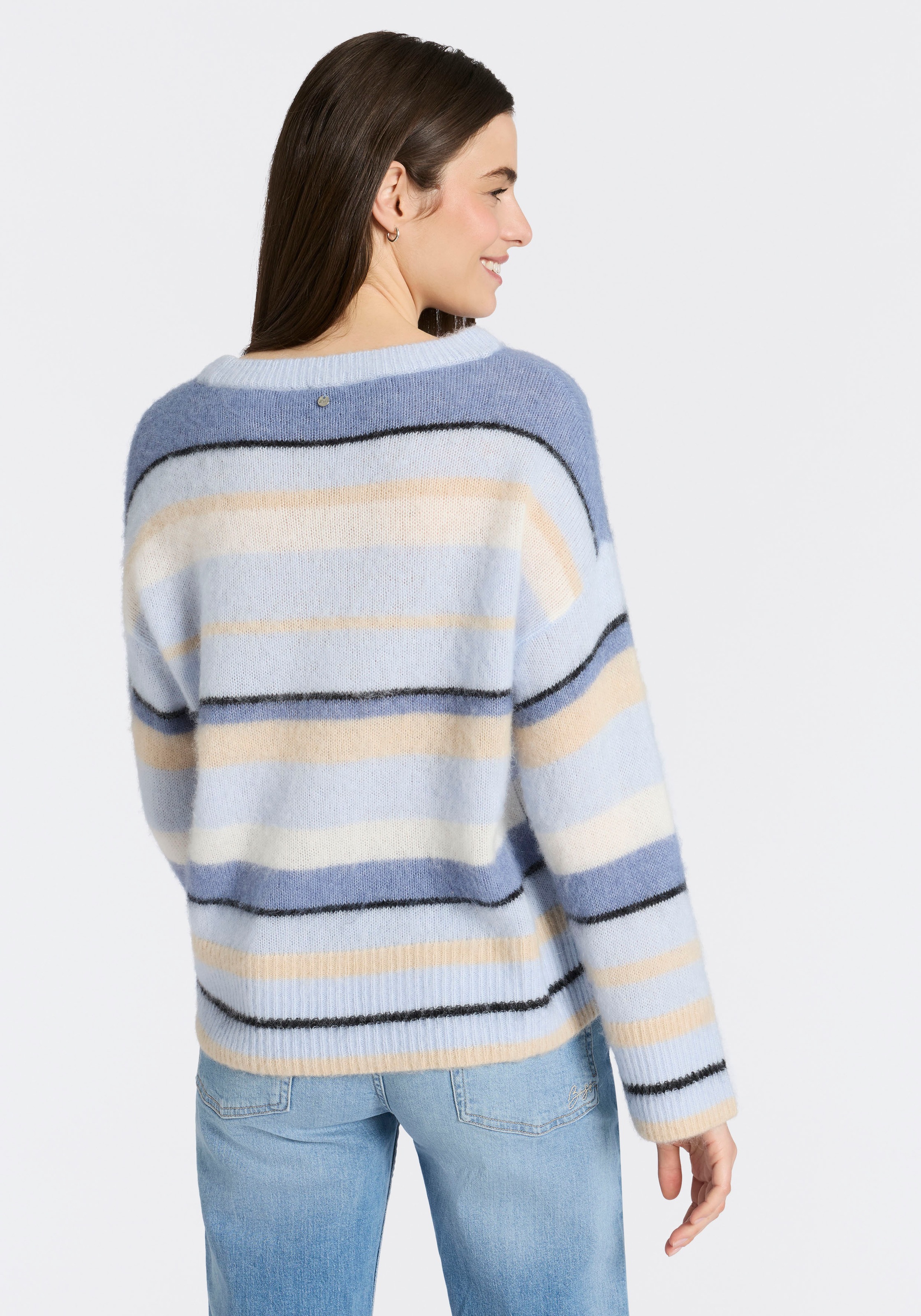 BOSS ORANGE Strickpullover "Fosset Premium Damenmode" mit Alpaka-Wolle, ges günstig online kaufen