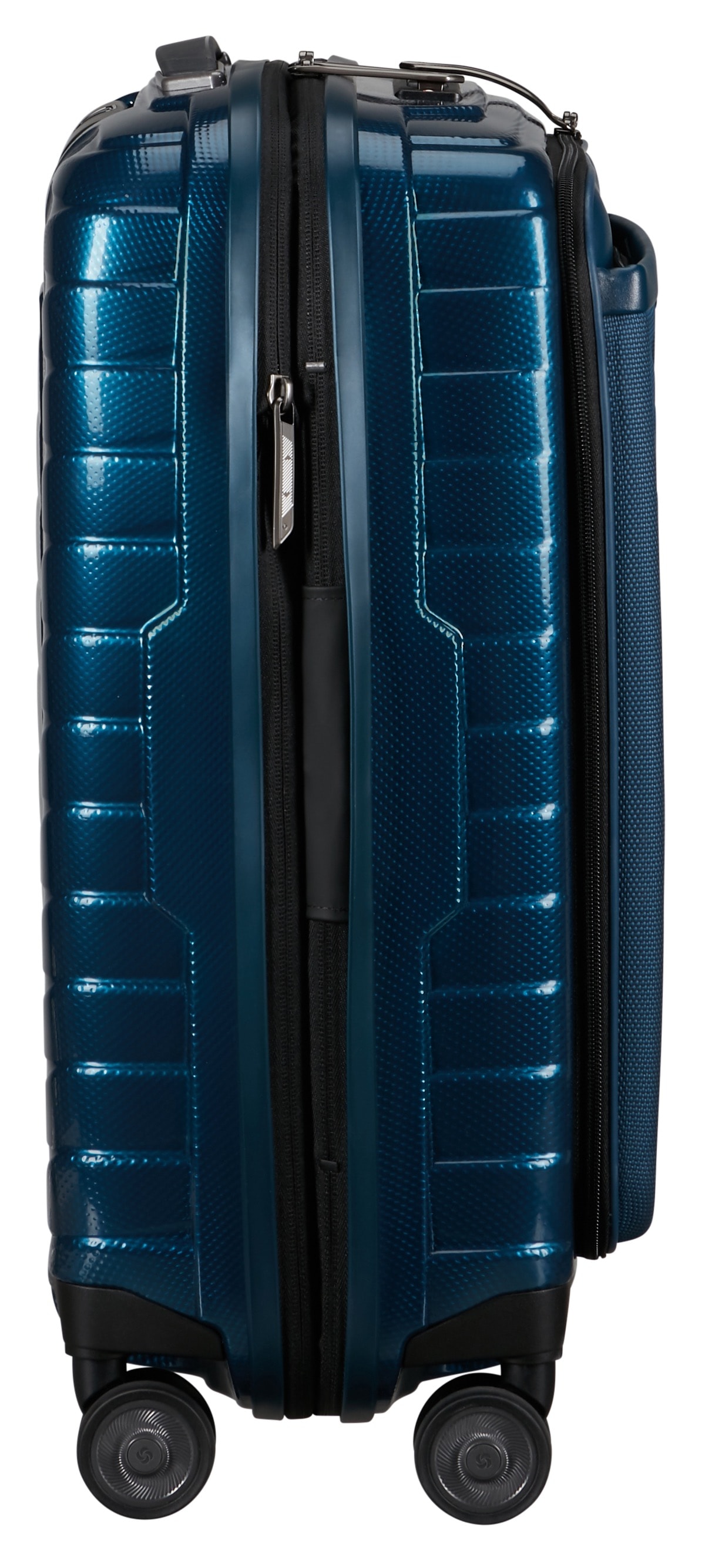 Samsonite Hartschalen-Trolley »PROXIS 55 EXP easy access« 42 l 4 Rollen Handgepäck Hartschalenkoffer Volumenerweiterung Laptopfach