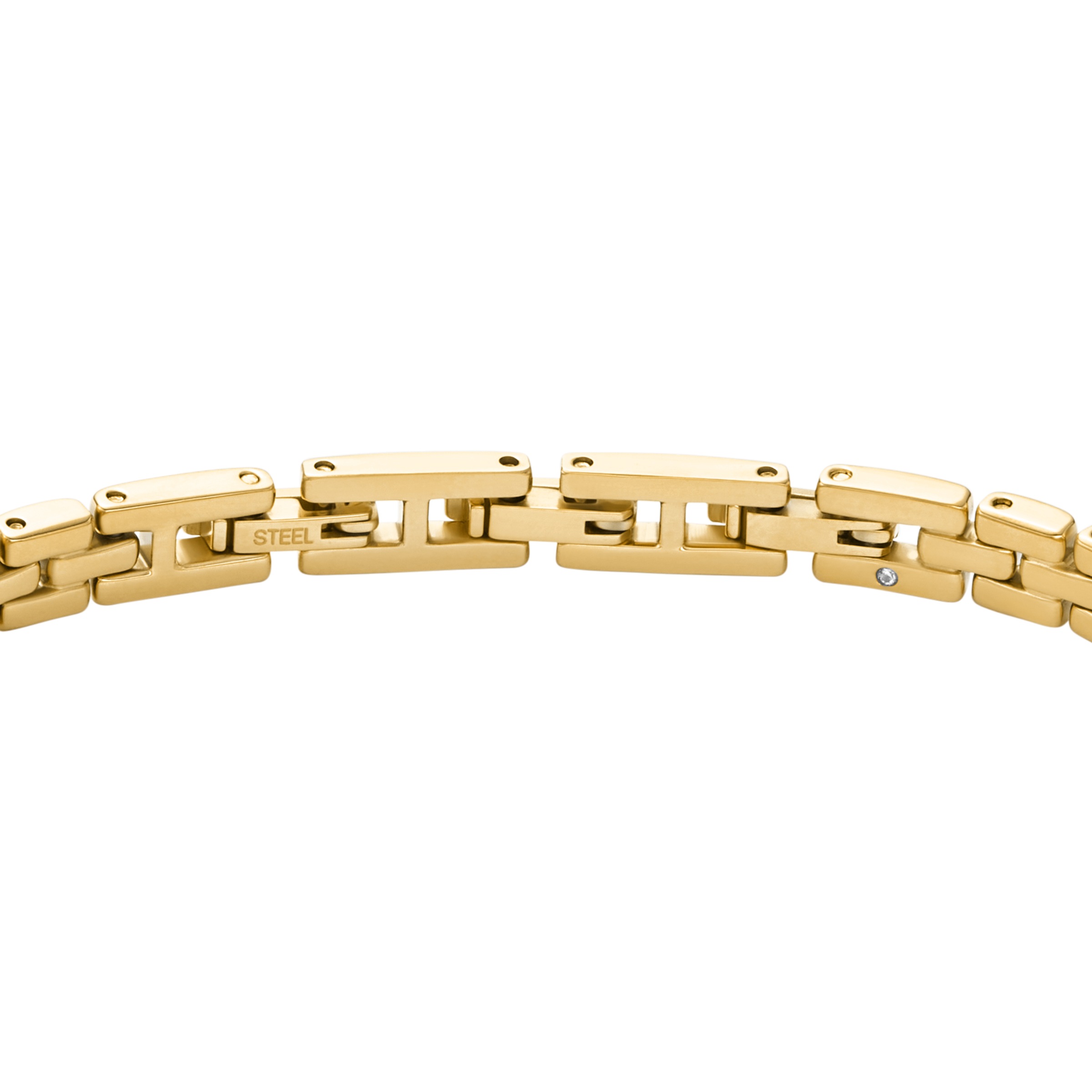 Fossil Gliederarmband »Schmuck Geschenk Edelstahl ARDEN«
