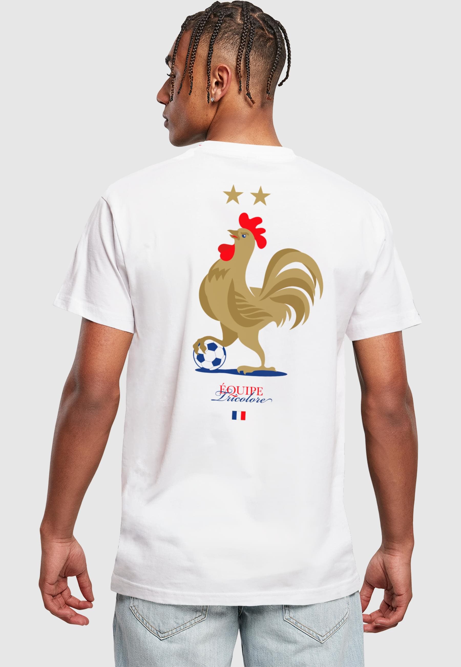 MisterTee T-Shirt »MisterTee Équipe Tri Color 2.0 Tee«, (1 tlg.)