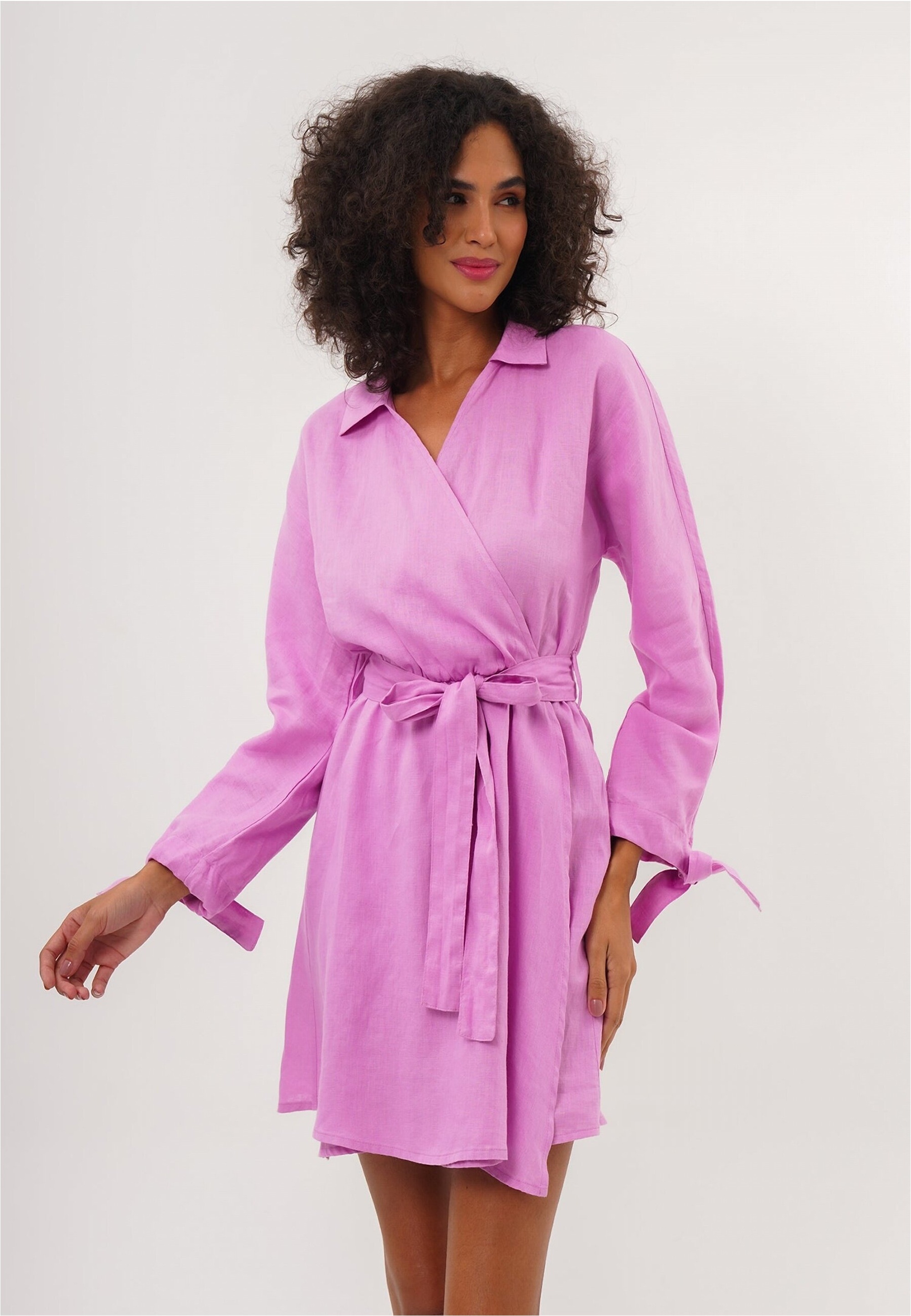 freshlions Jerseykleid "Joana" 1 Stk. tlg. in Wickeloptik günstig online kaufen