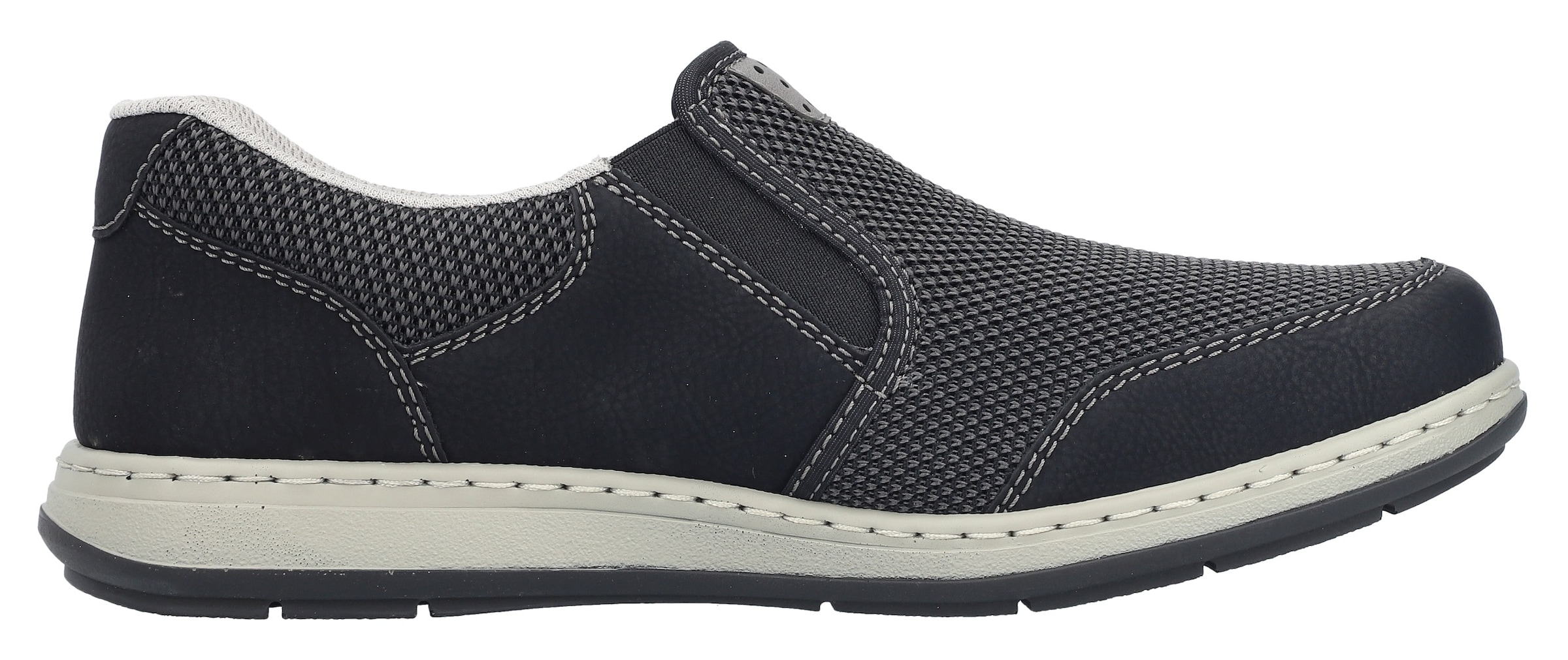 Rieker Slipper, Slip-on Sneaker, Schlupfschuh, Halbschuh, Freizeitschuh mit Stretch