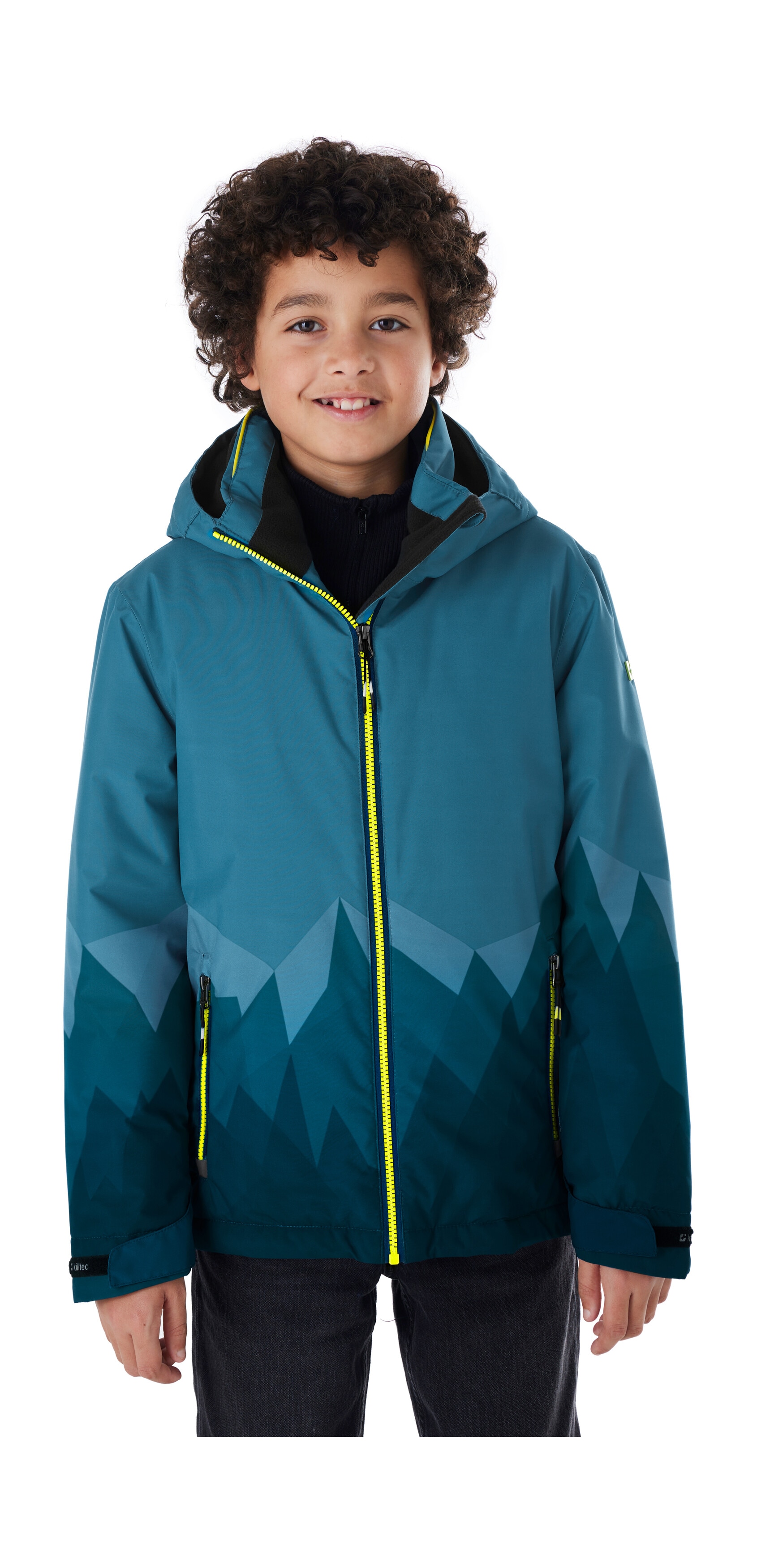 Killtec Skijacke "KSW 383 BYS SKI JCKT" Wasser- und winddichte Skijacke mit verstellbarer Kapuze