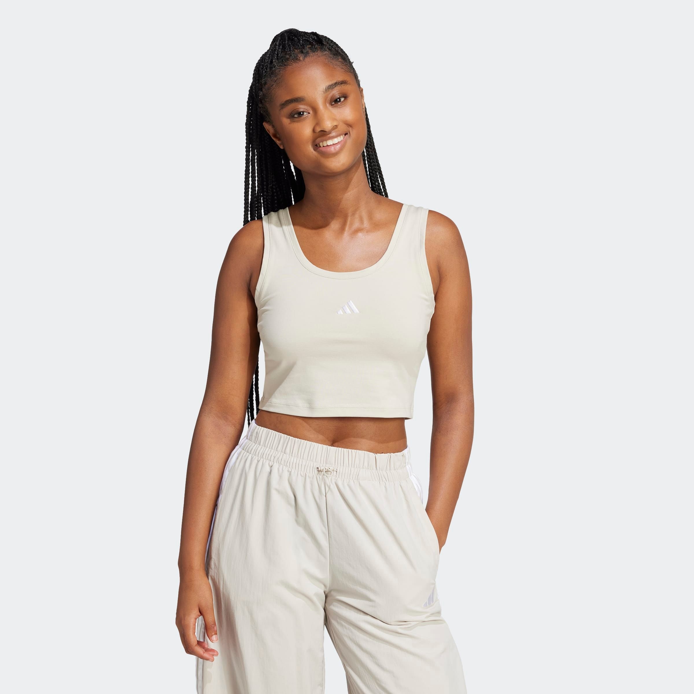 adidas Sportswear Tanktop "W SL SJ TK" schmale Passform, leichtes und luftiges Design