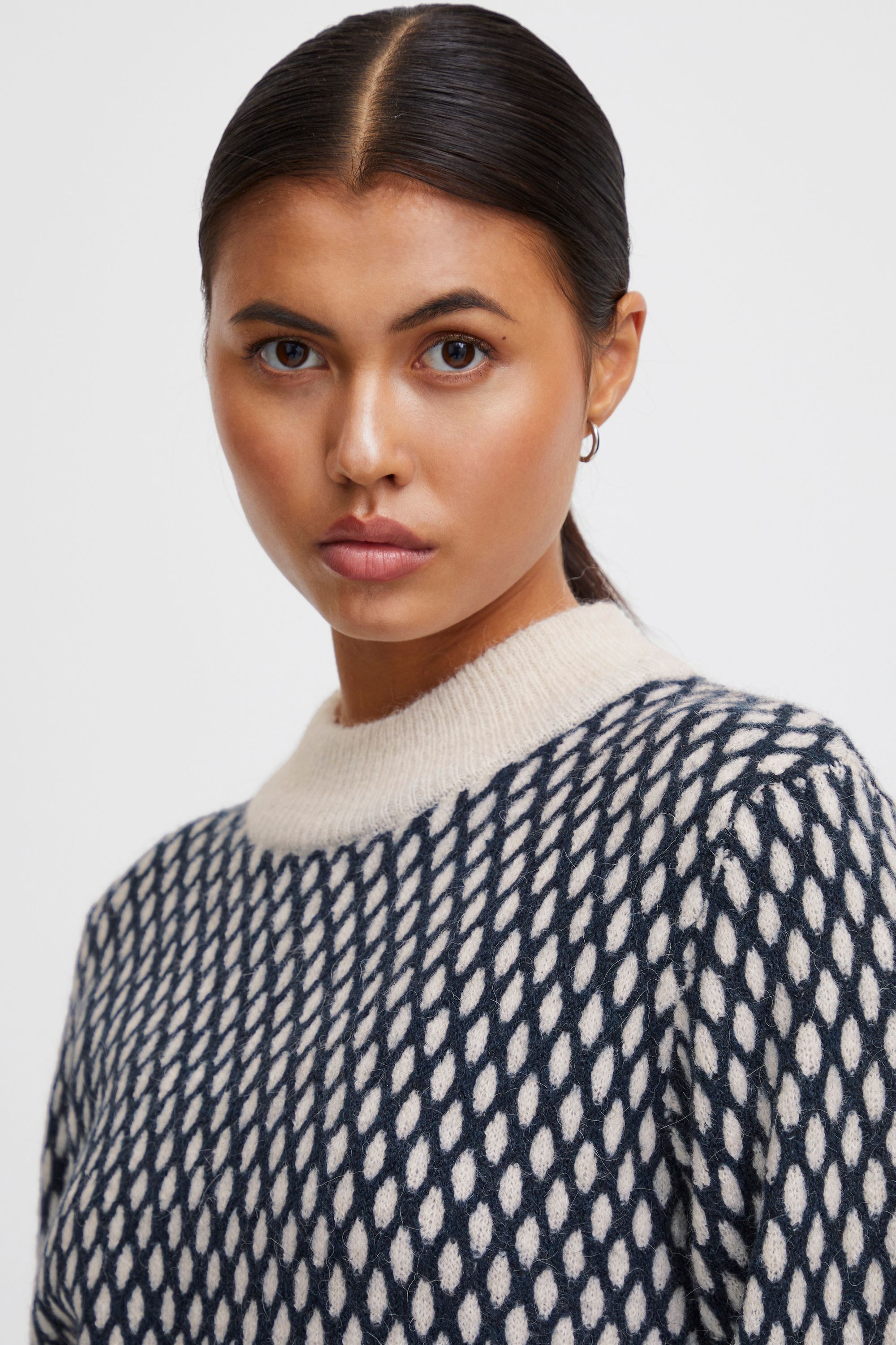 Ichi Strickfleece-Pullover »Strickpullover IHKamara«