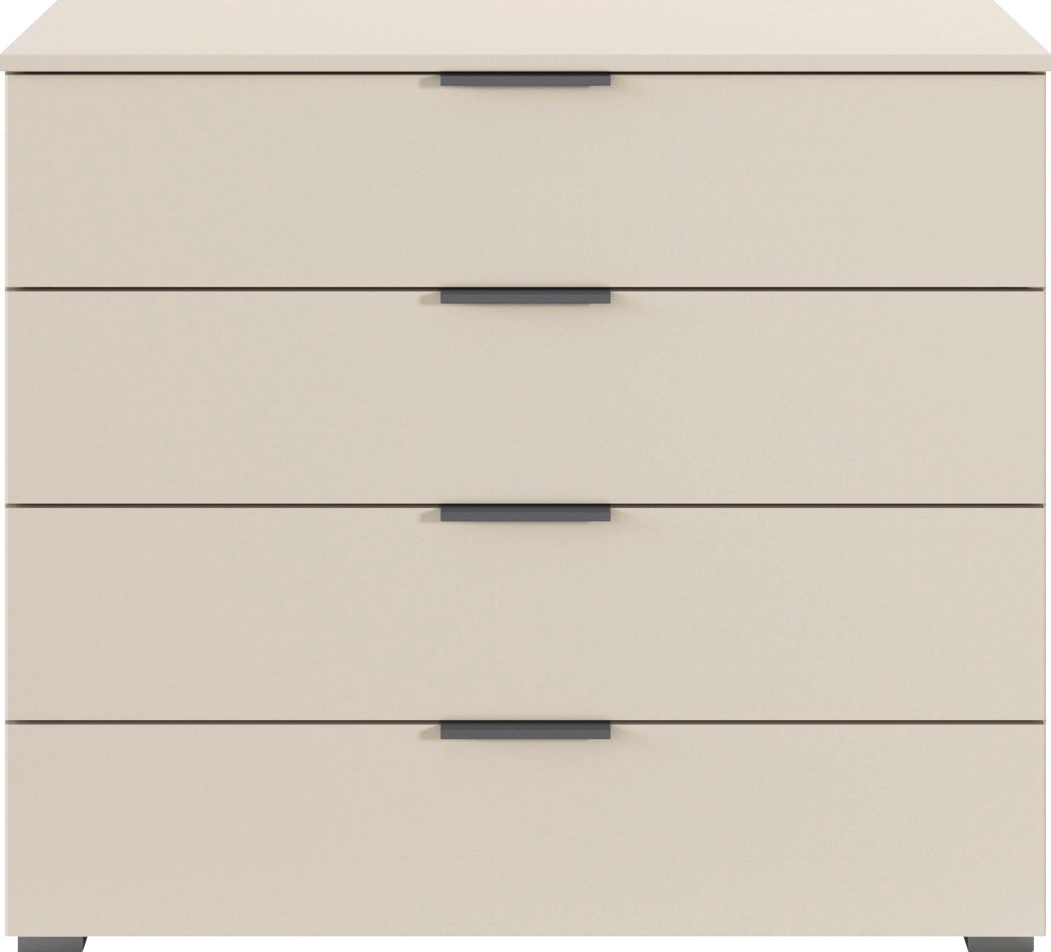 rauch Schubkastenkommode »Sideboard Schubladenkommode AGORDO mit Dekor- oder Hochglanzfront«, (in zwei Griff-Farben), Breite 93 cm mit 4 großen Schubladen für viel Stauraum MADE IN GERMANY