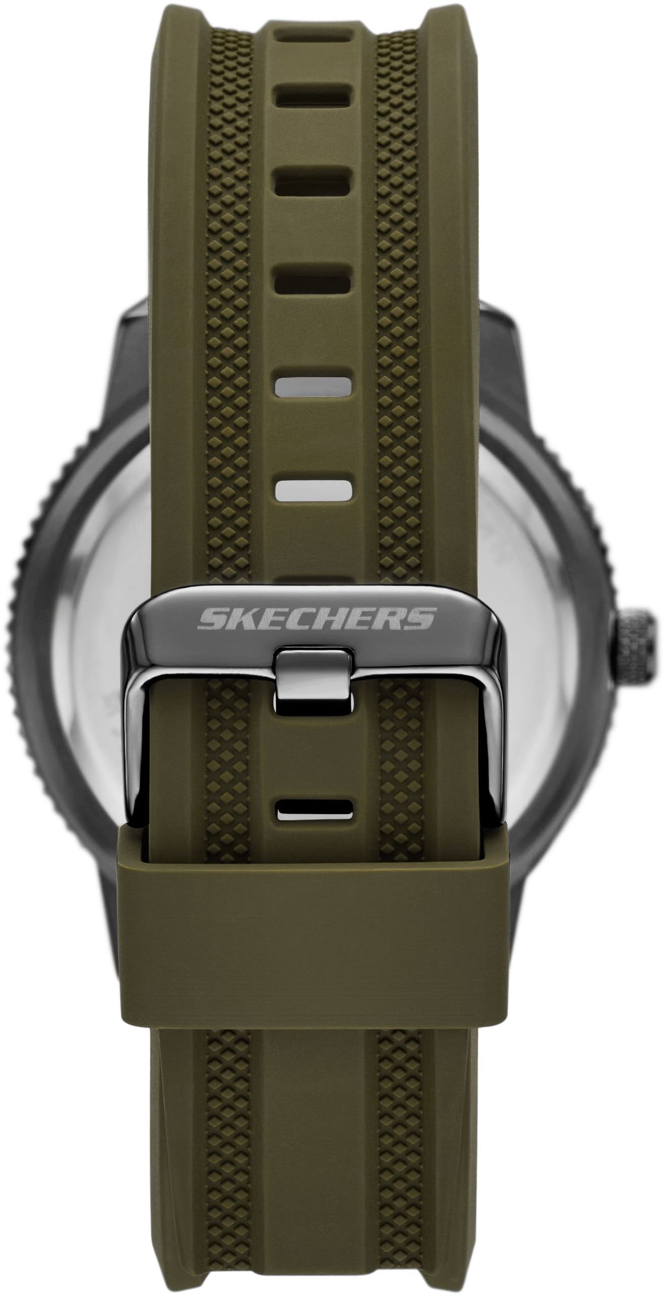 Skechers Quarzuhr »LACHMAN«, Armbanduhr, Herrenuhr, Silikonarmband, analog, Tag