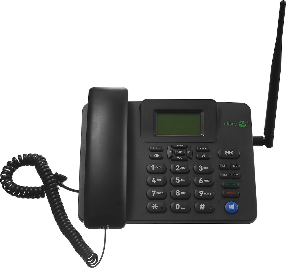 Doro Handy »4100H GSM Tisch Telefon«, Schwarz