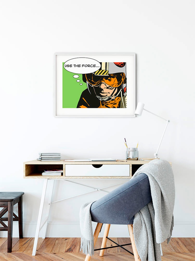 Komar Bild »Star Wars Classic Comic Quote Luke«, Star Wars, (1 St.), Wandbild zur Dekoration im Kinderzimmer - ohne Rahmen