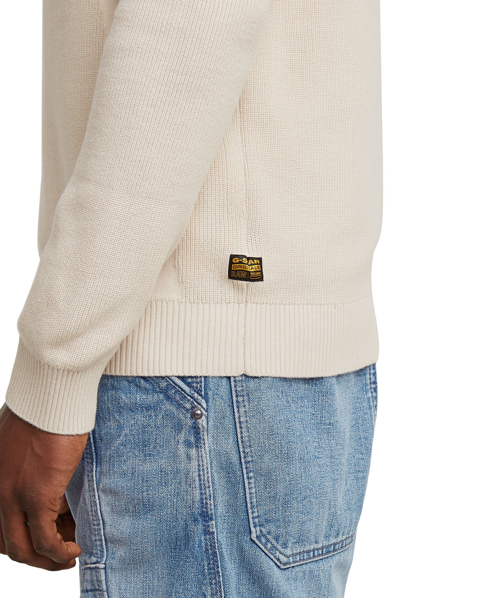 G-star Structure Pullover White 2XL 3
