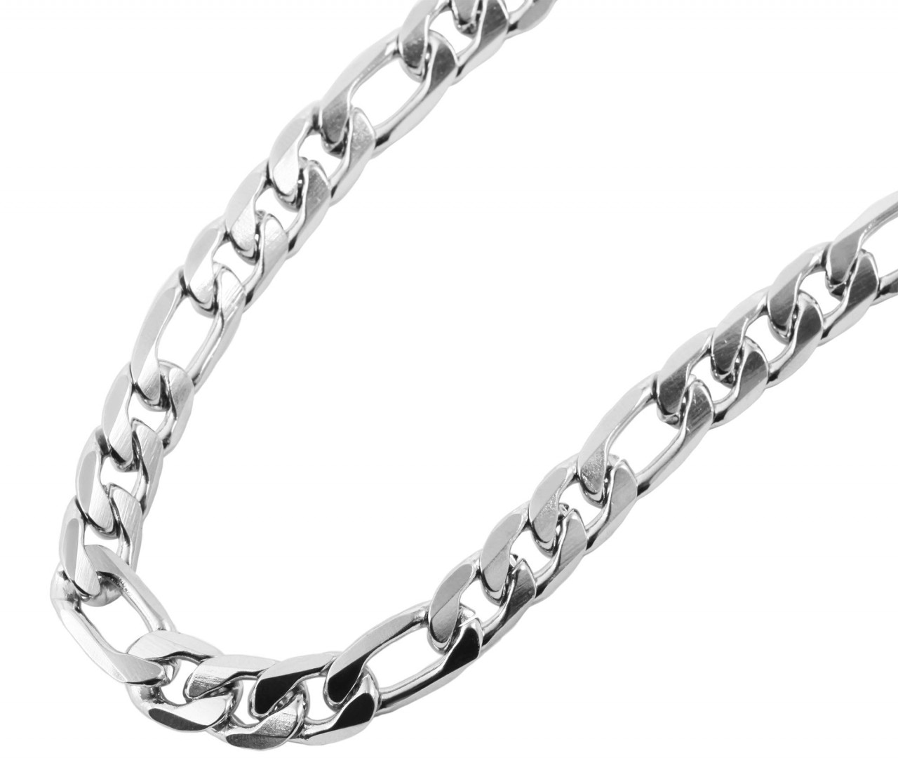 Adelia´s Kette ohne Anhänger »Neuheit 2025 - Unisex Edelstahl Figarokette Halskette«