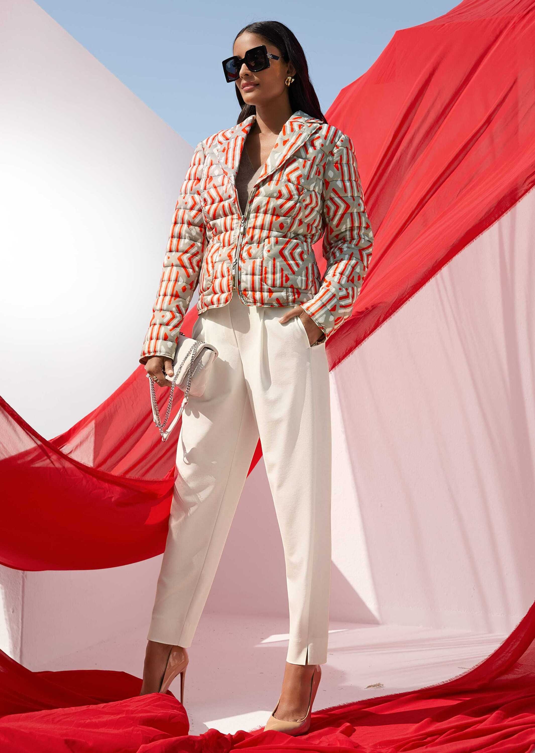 MADELEINE Steppjacke »Steppjacke Kurze Steppjacke mit Unikat-Print«