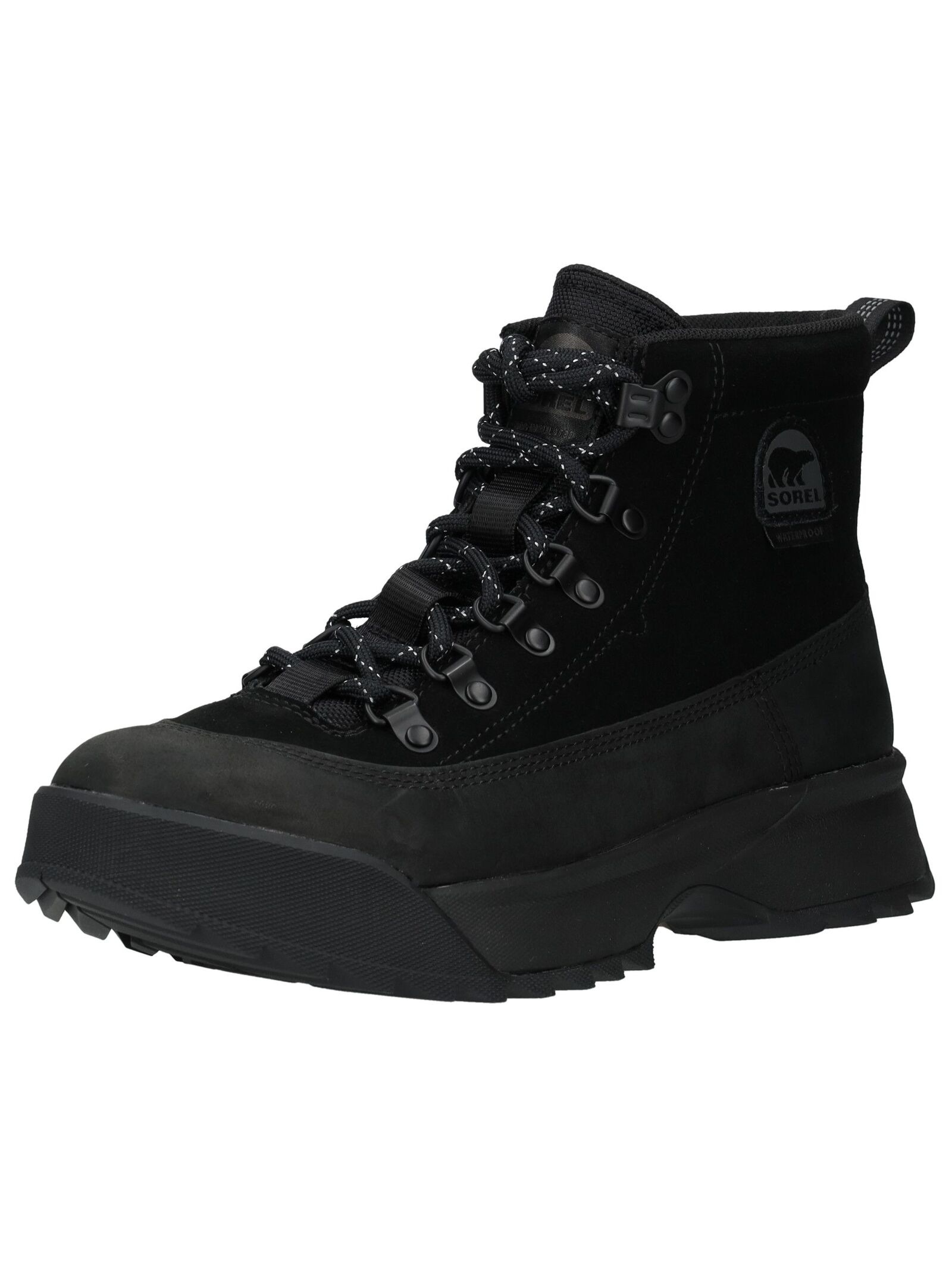 SOREL Herren Schnürstiefelette "Sorel Stiefelette Leder", Gr. 42, schwarz, Leder, Schuhe