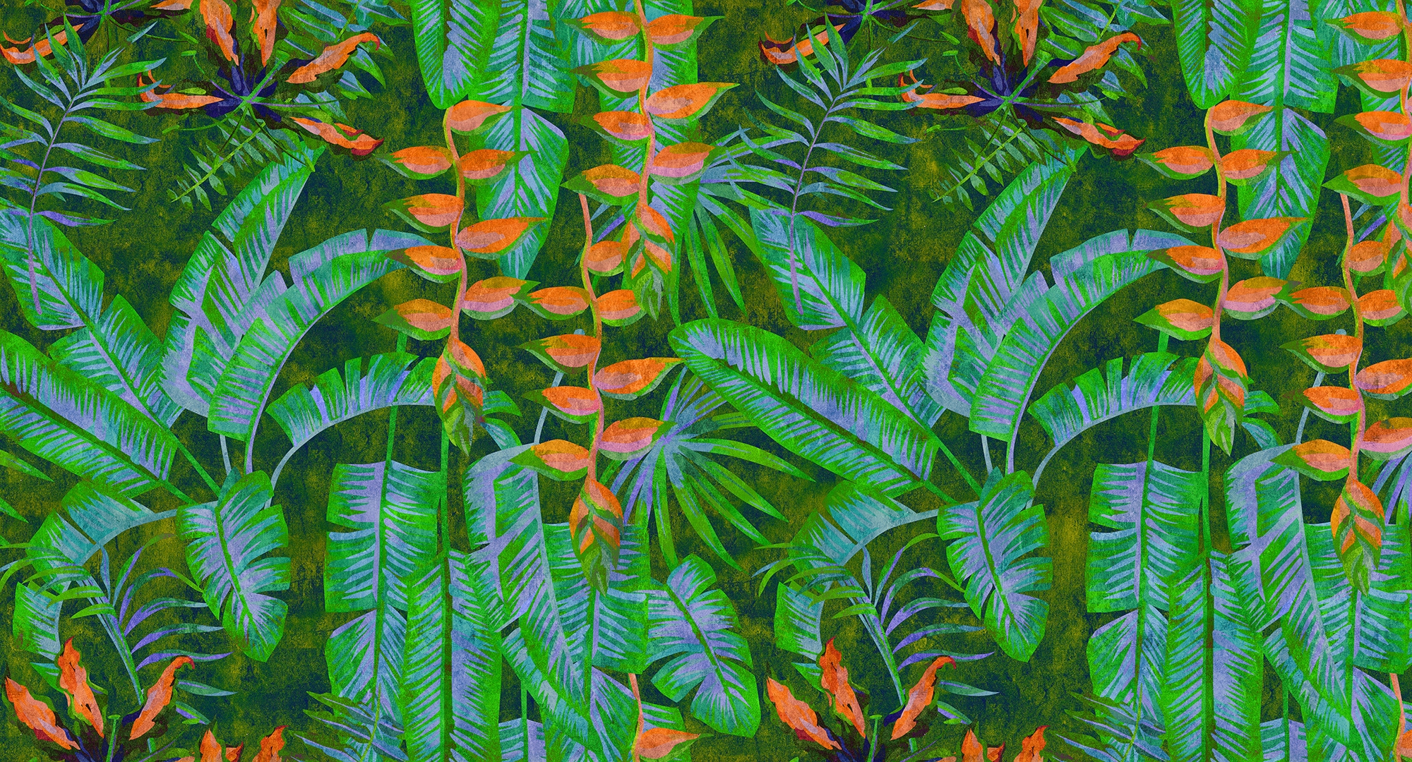 living walls Fototapete "Walls by Patel Tropicana 4" glatt Vlies, Wand, Sch günstig online kaufen