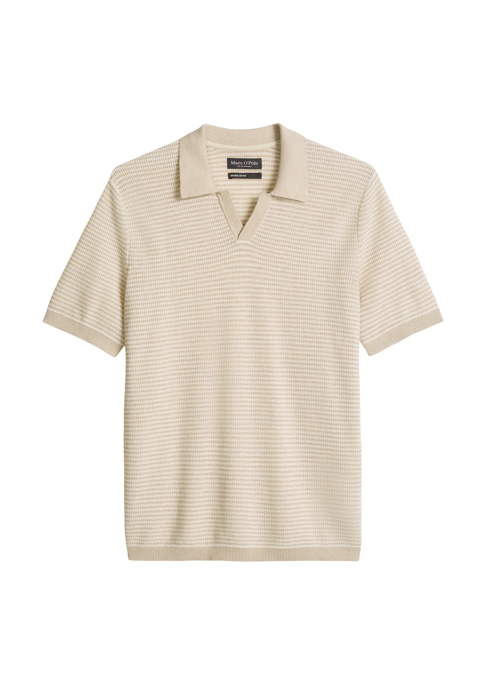 Marc O'Polo Poloshirt »aus Bio-Baumwolle und Leinen«