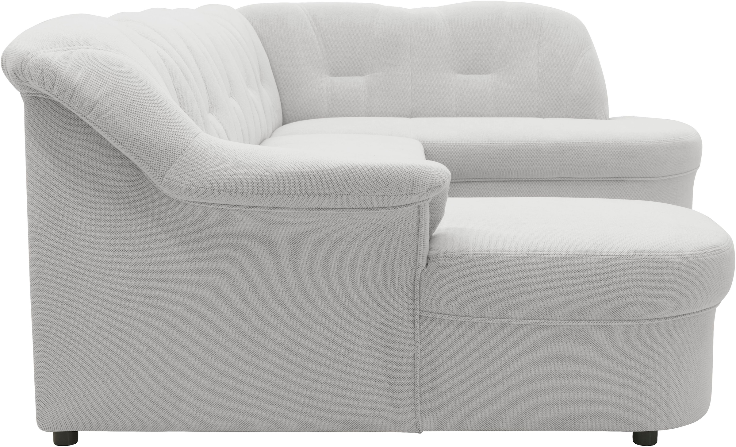 DOMO collection Wohnlandschaft »Flores auch in Leder-Bezug, B/T/H: 293/180/86 cm, U-Form«, (3 St.), wahlweise mit Bettfunktion, wahlweise mit Federkern