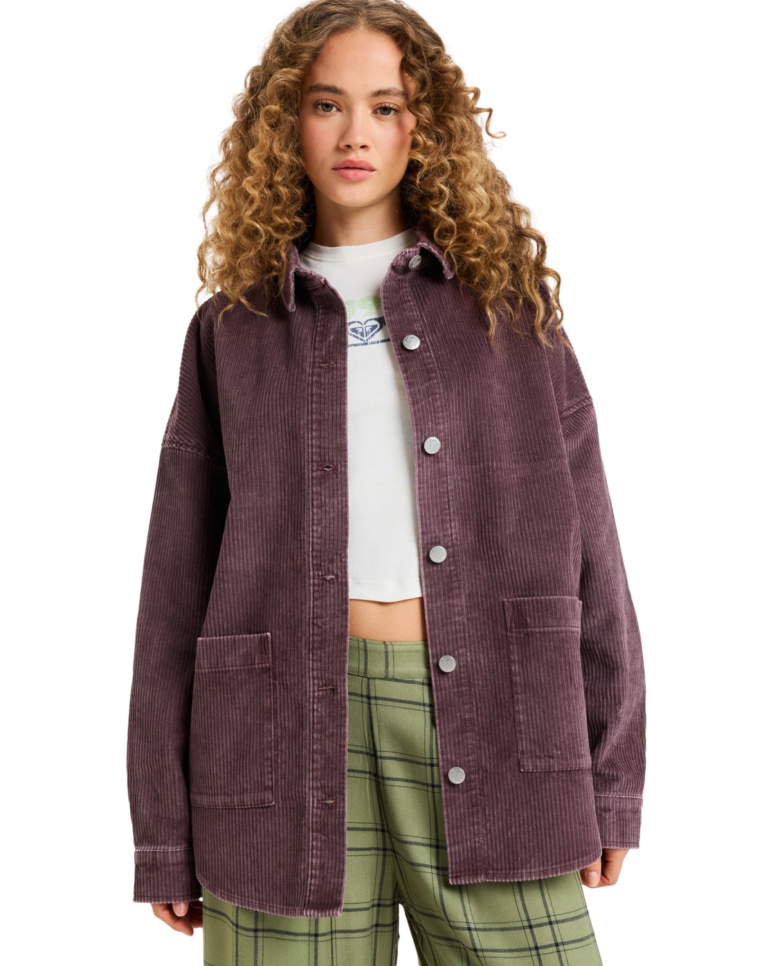 Roxy Hemdjacke "Kick Back Washed Cord" günstig online kaufen