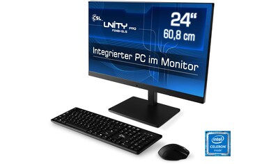 CSL All-in-One PC »Unity PRO F24B-GLS«, eingebaute HD-Webcam inkl. Mikrophon mit... kaufen