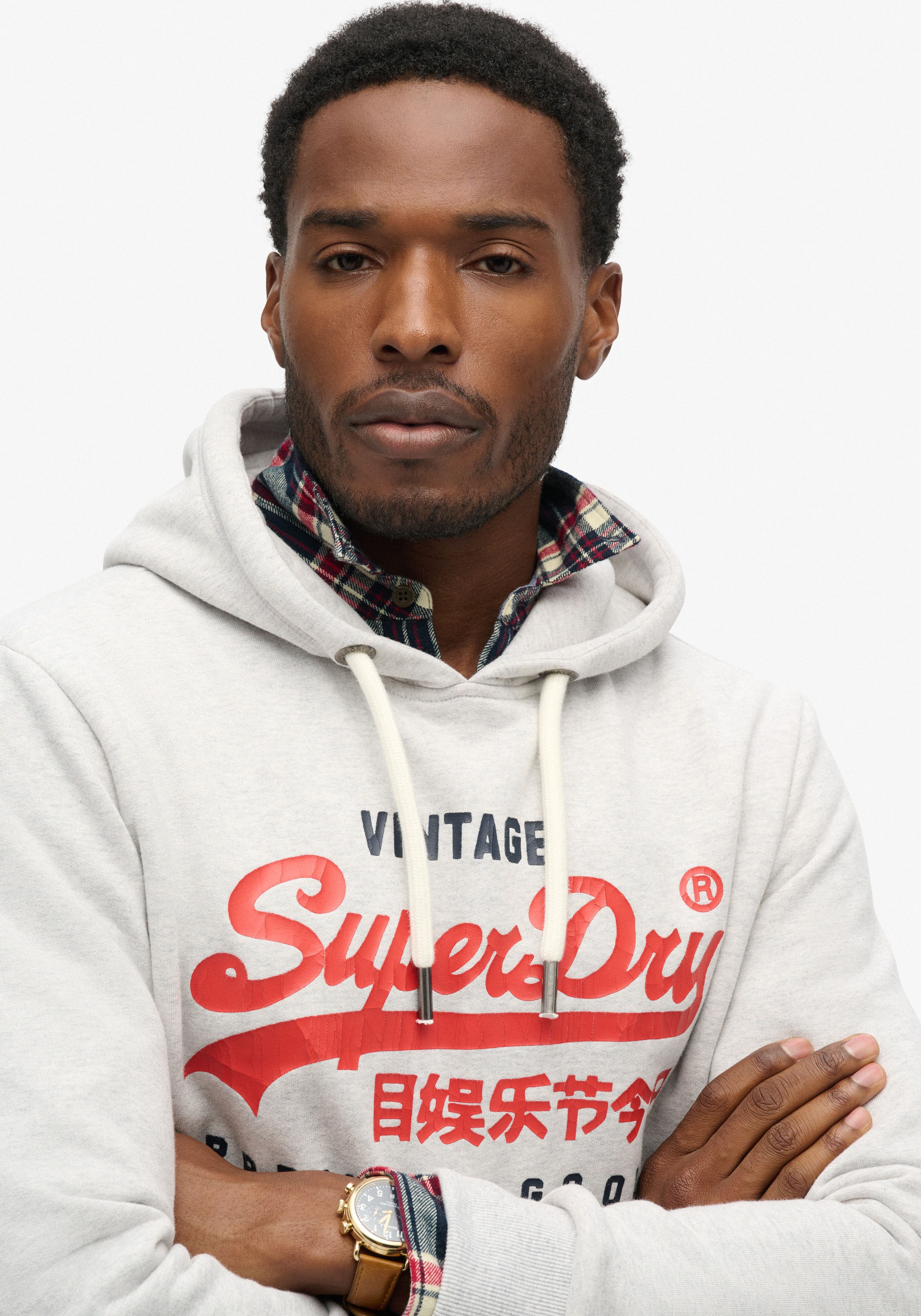 Superdry Kapuzensweatshirt "DUO VINTAGE LOGO HOODIE" günstig online kaufen