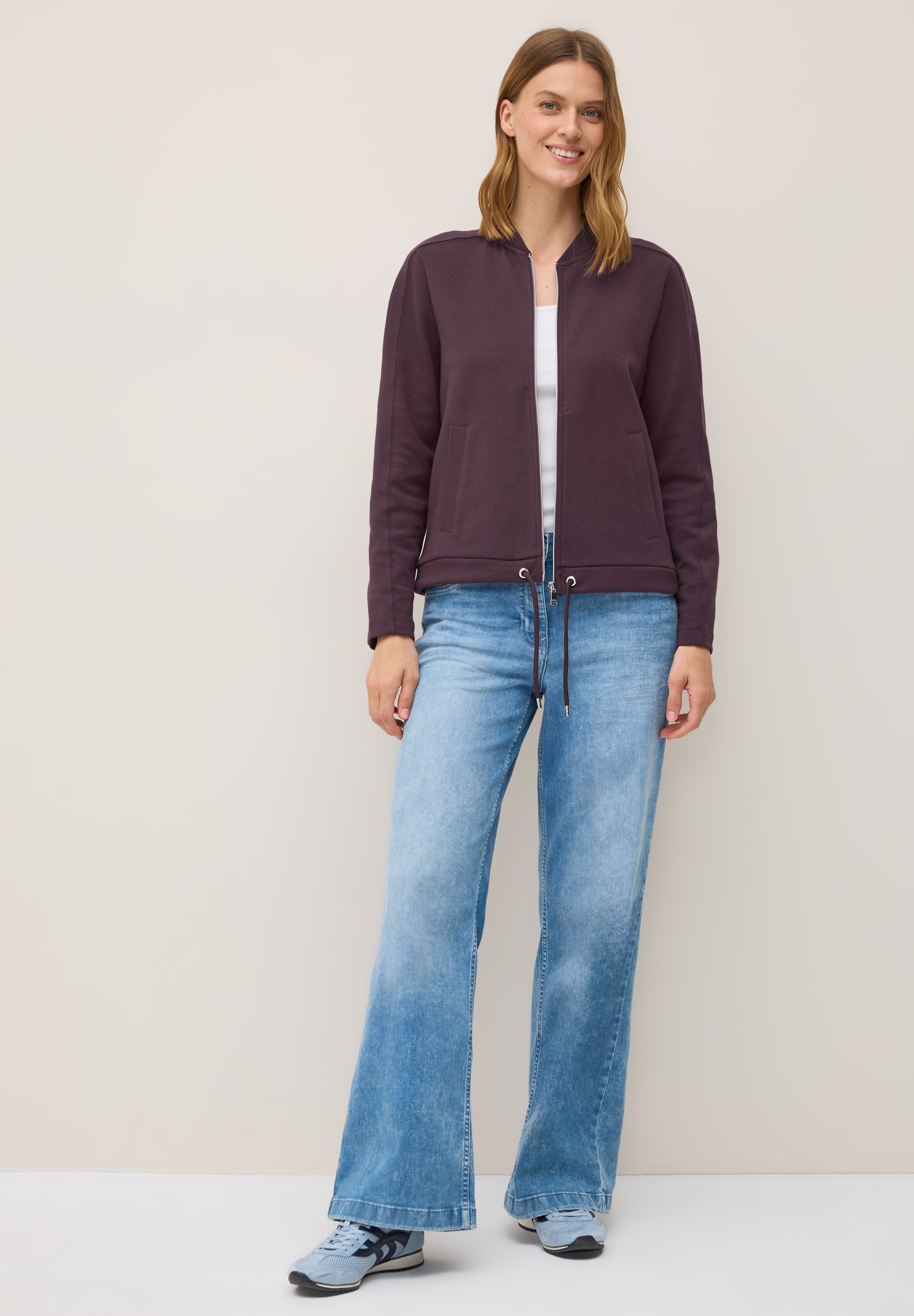 Cecil Sweatjacke, im soften Baumwoll-Mix