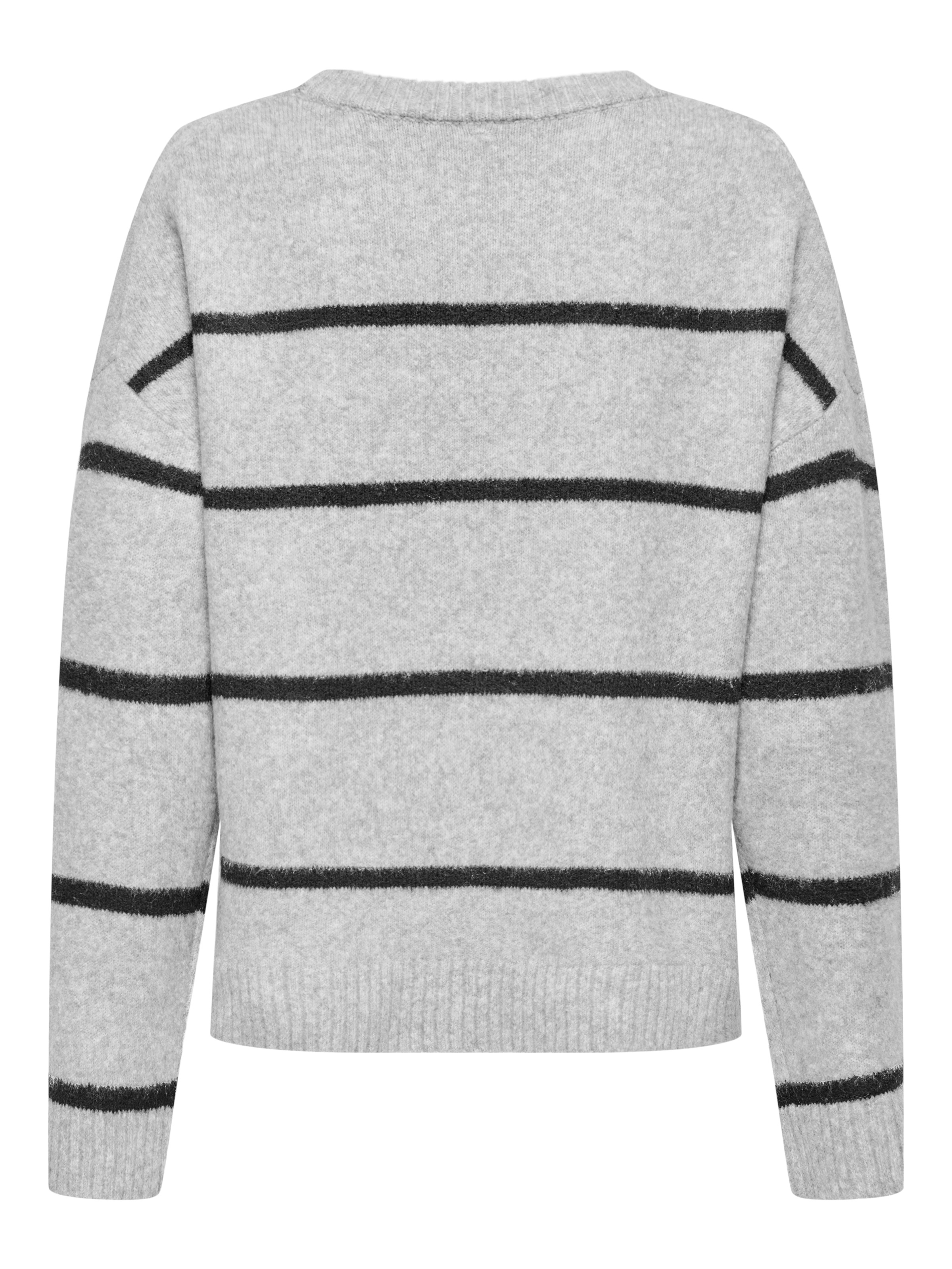 ONLY Strickpullover "ONLOXFORD LIFE LS STRIPE O-NECK KNT" günstig online kaufen