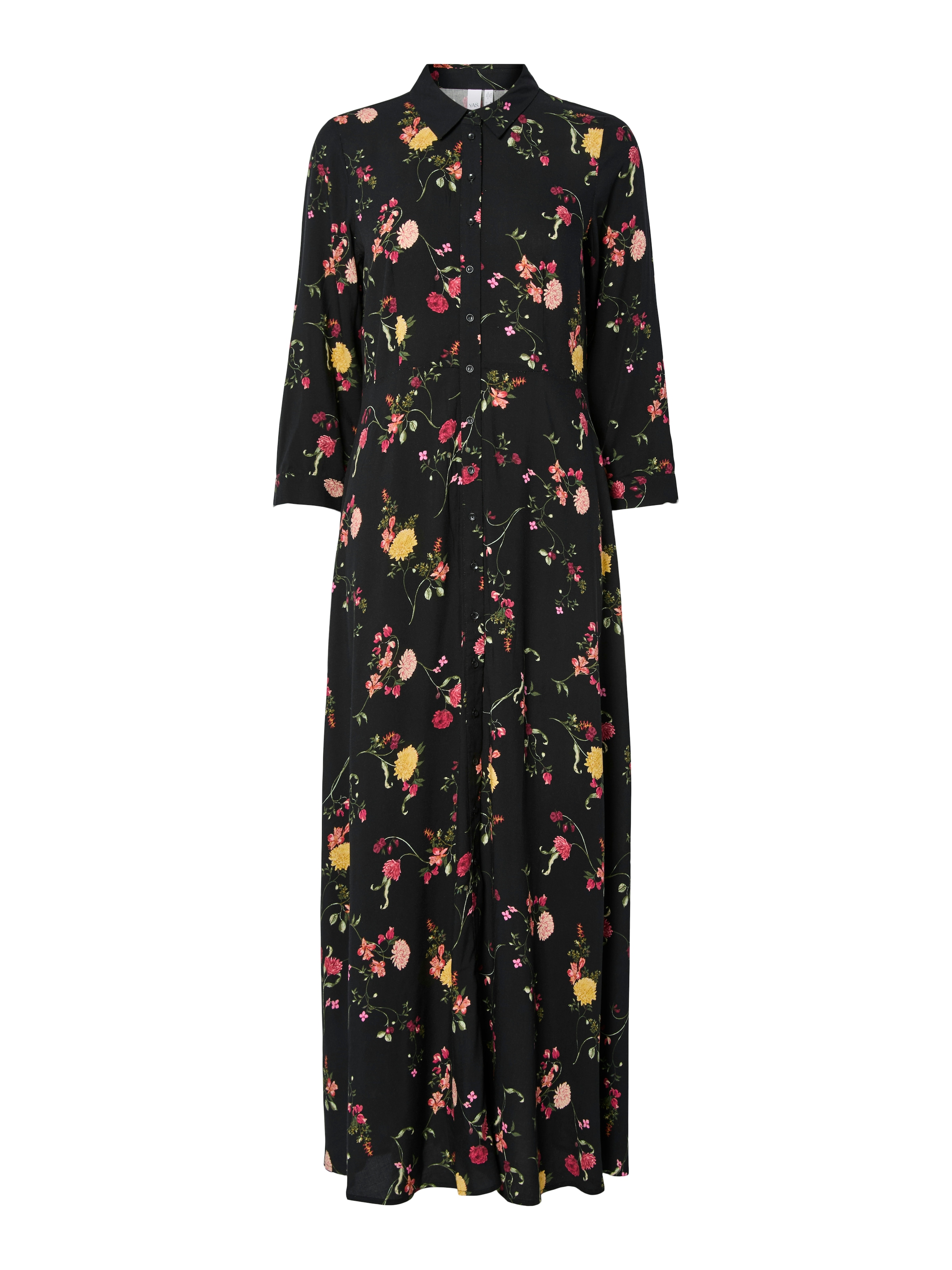 Y.A.S Hemdblusenkleid "YASSAVANNA LONG SHIRT DRESS", Sommerkleid, mit 3/4 Ä günstig online kaufen