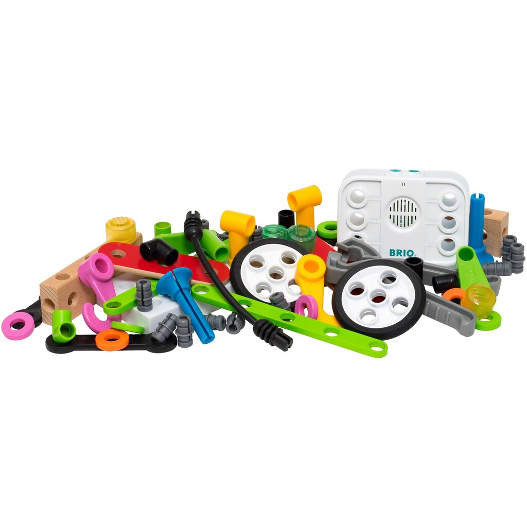 BRIO® Konstruktions-Spielset »Builder Record & Play Set«, (68 St.)