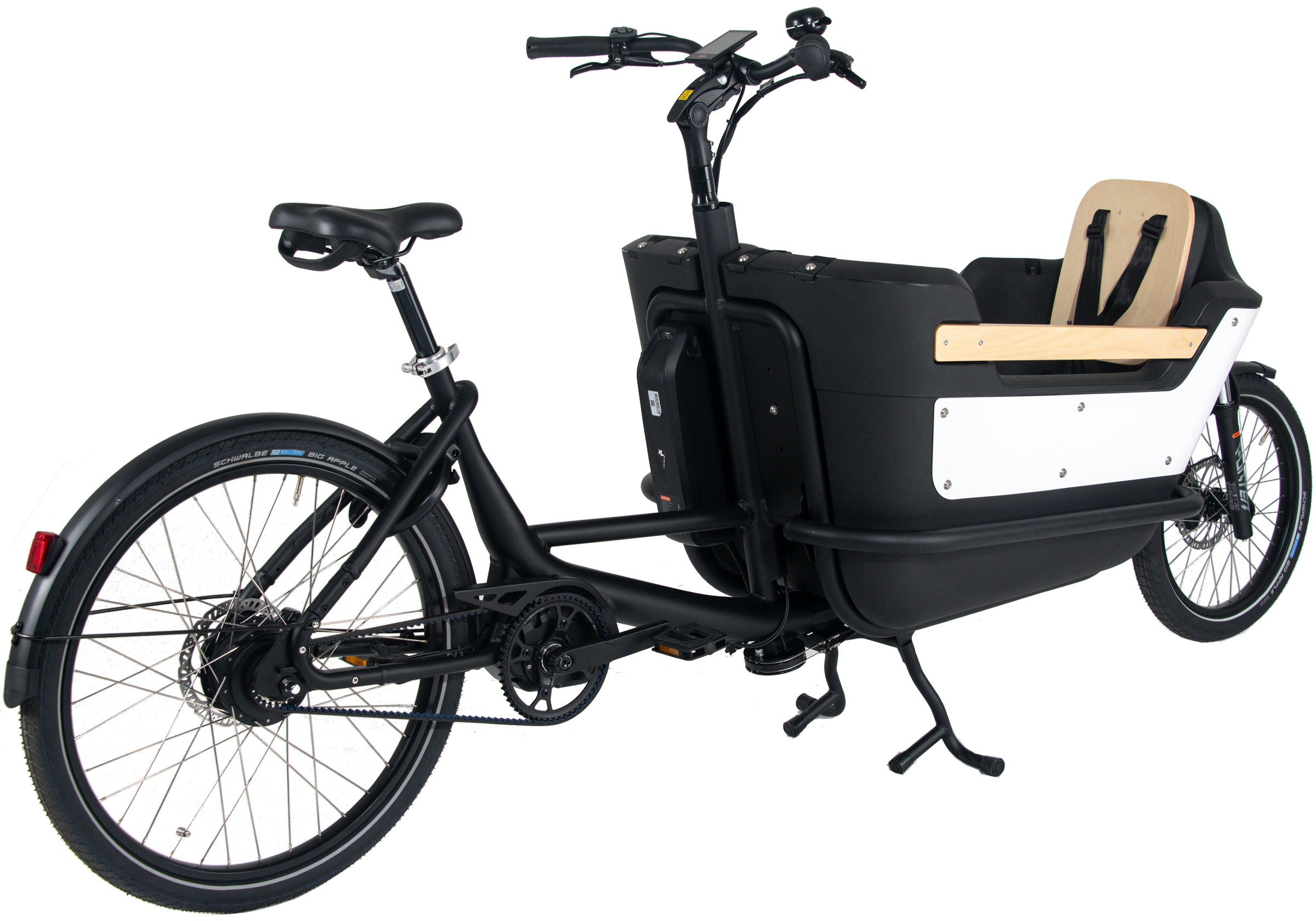 Royal Cargo Bikes »Cargo 2W Premium Plus Long 17,5Ah / 630 Wh 20 / 26 Zoll weiß« 0 Gang ENVIOLO NuVinci Schaltwerk Nabenschaltung Mittelmotor 250 W