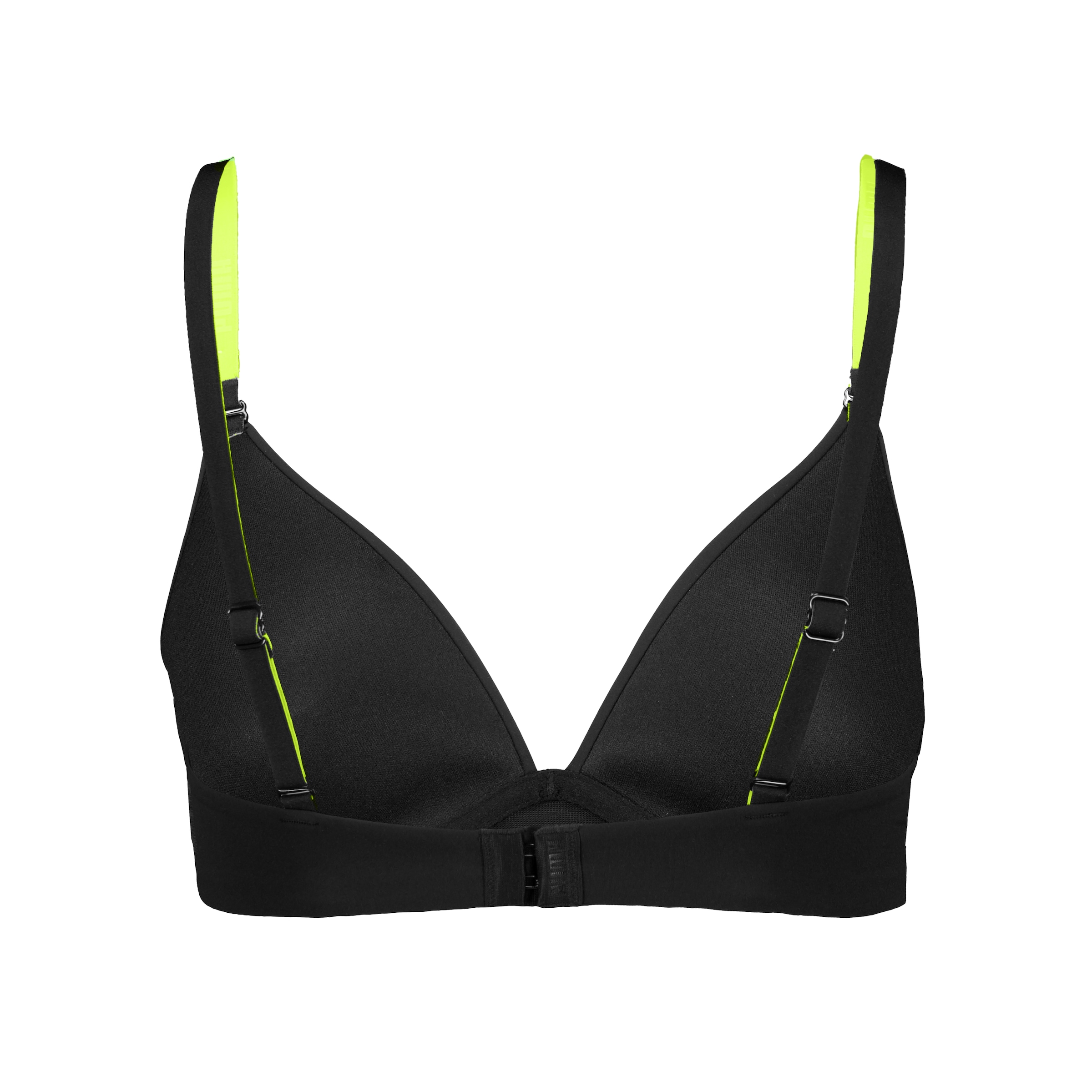 PUMA Soft-BH »PUMA WOMEN MICROFIBER SOFT PADDED BRA 1P« mit wendbaren und verstellbaren Trägern, Logodruck vorn