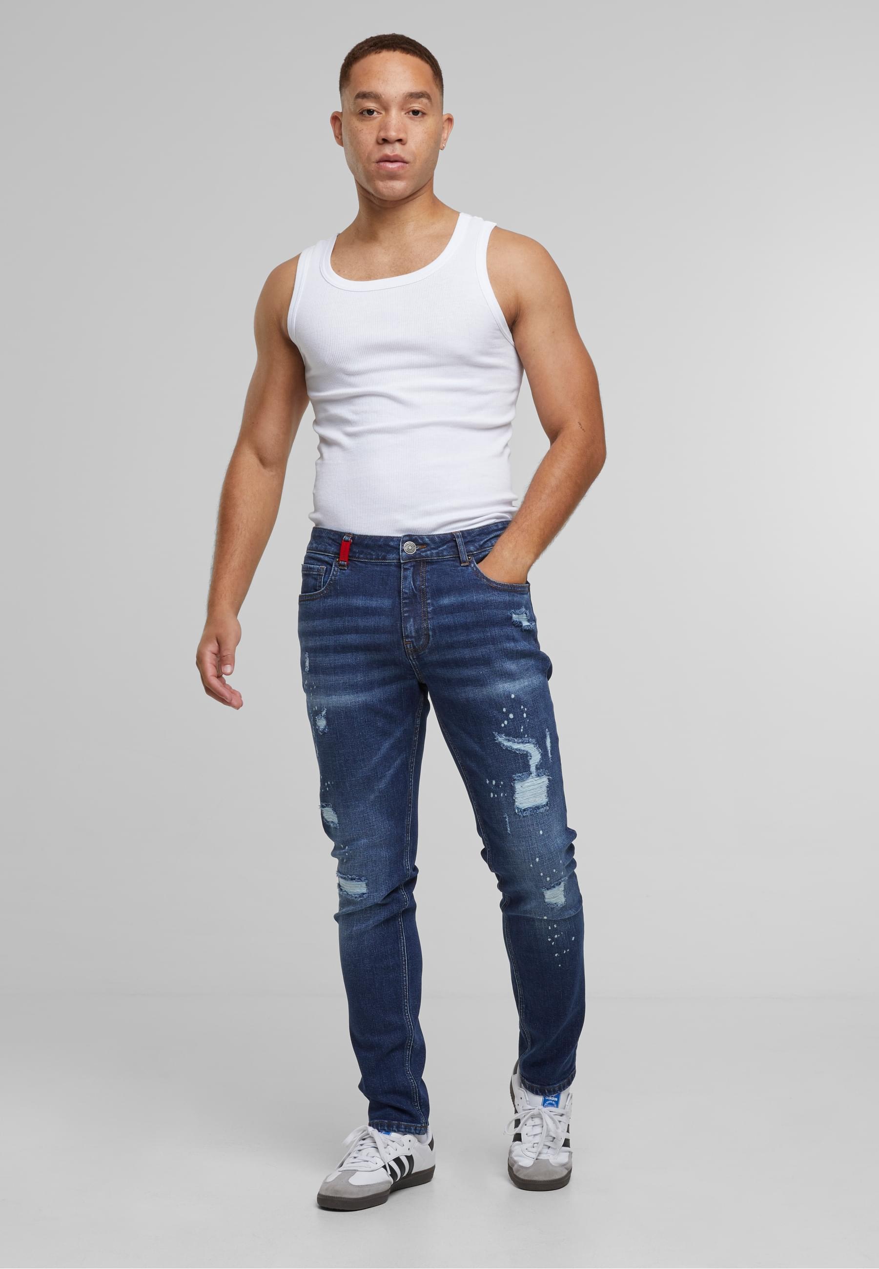 2Y Studios Bequeme Jeans »2Y Studios 2Y EMILIO RIPPED SLIM FIT JEANS«