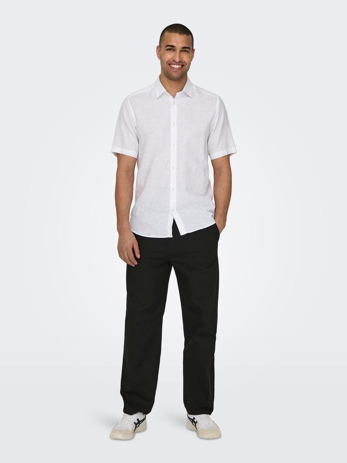 ONLY & SONS Trainingshose »ONSSINUS LOOSE 0007 COT LIN PANT NOOS«