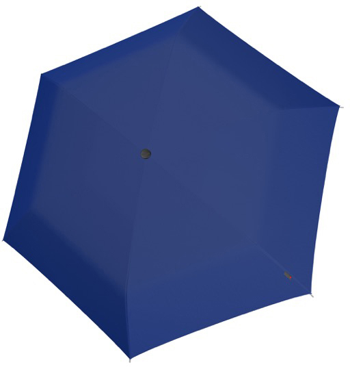 Parapluie Manuel Knirps Slim Small - Compact, Léger, Résistant Au Vent Jusqu'à 80 Km/h (Bleu Marine)
