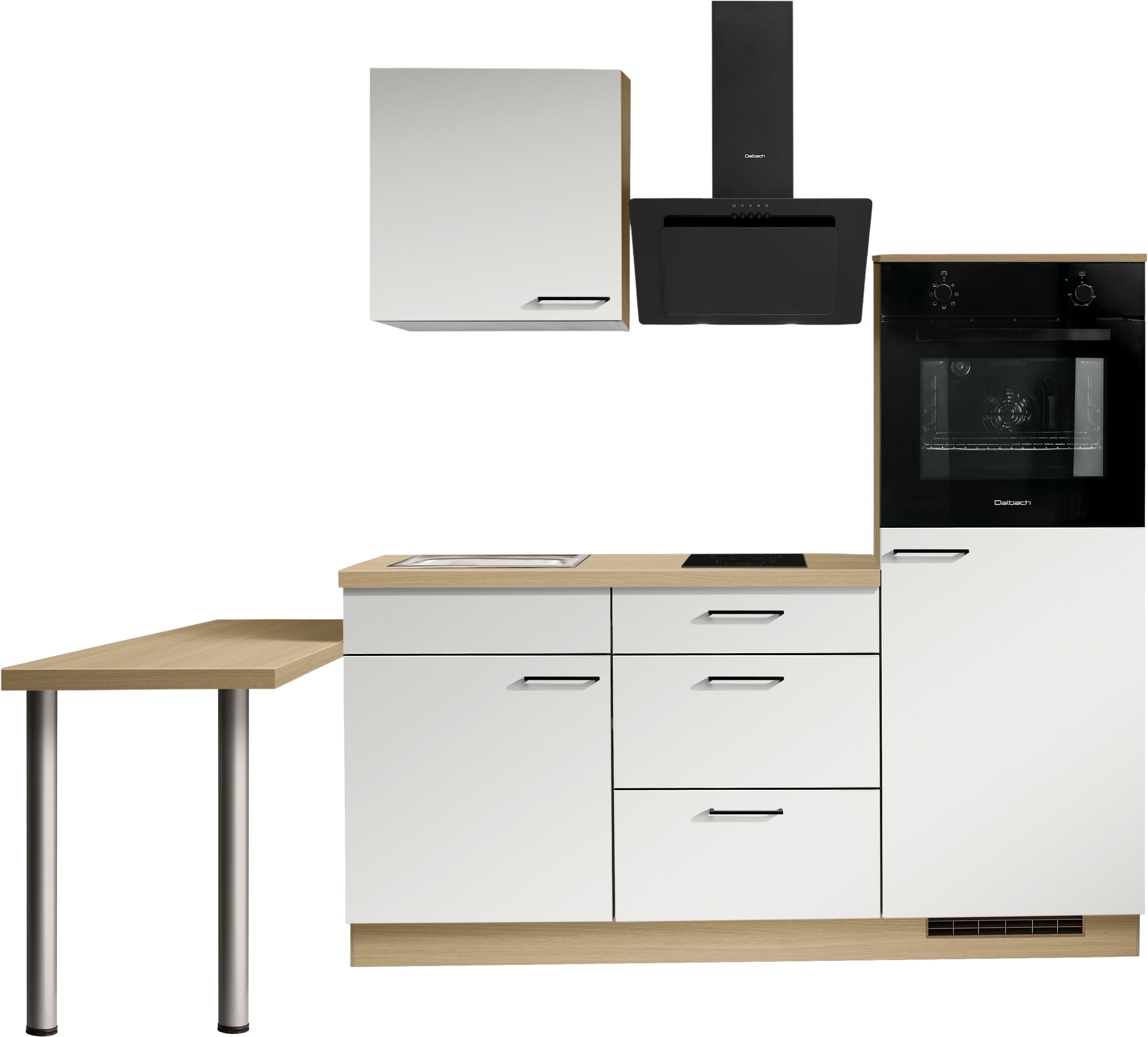 KOCHSTATION 1100000002199 "KS-Solmera" Breite 240cm, vormontiert, wahlweise mit E-Geräten