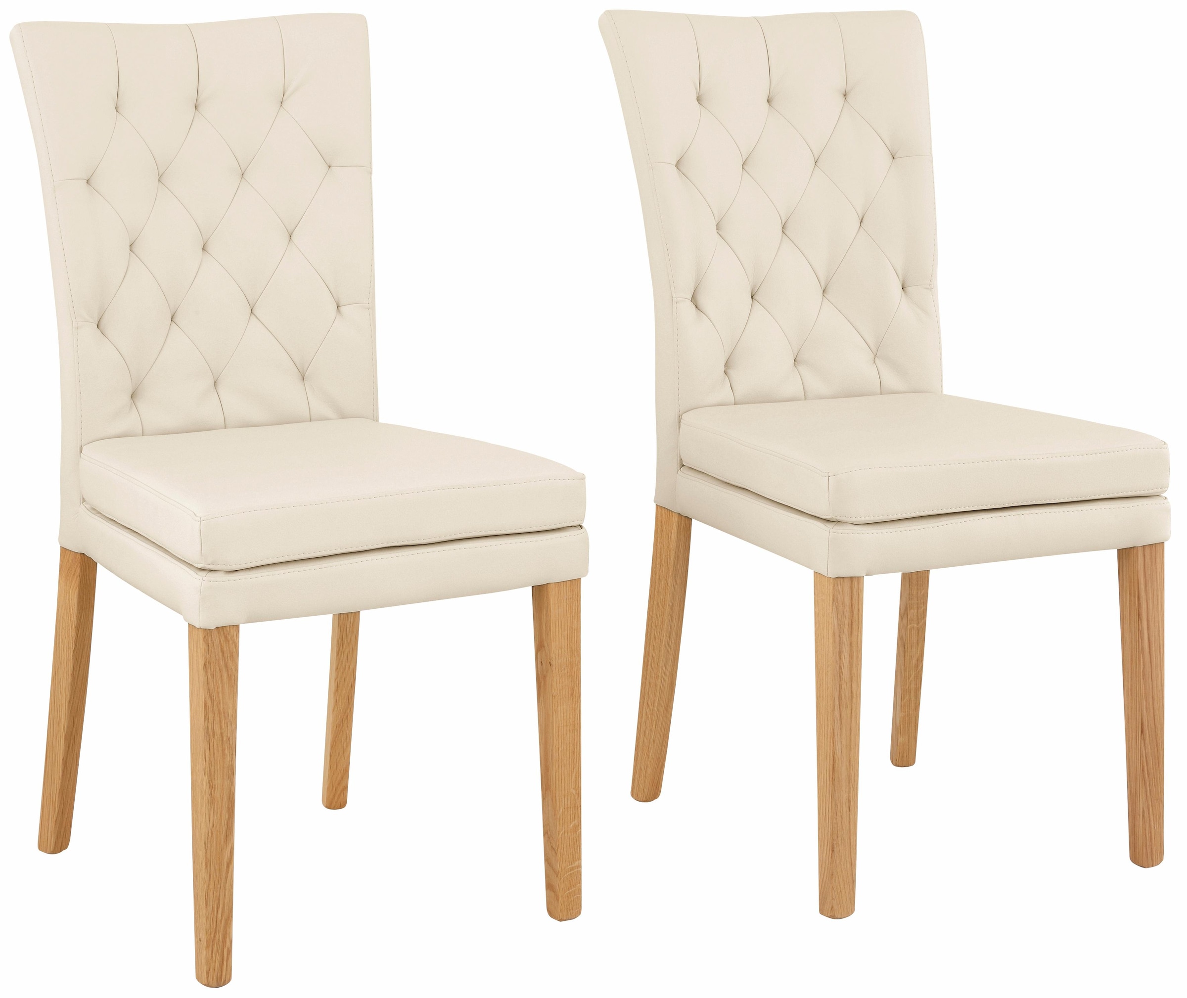 Home affaire Esszimmerstuhl "Colorado" (Set) 2 Stk.Beine in eiche oder nuss günstig online kaufen