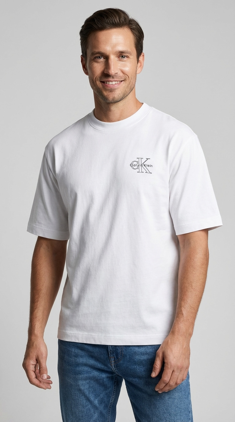 Calvin Klein Jeans T-Shirt "A- SS REL SEASONAL MONOLOGO TEE" Mit Rundhalsau günstig online kaufen