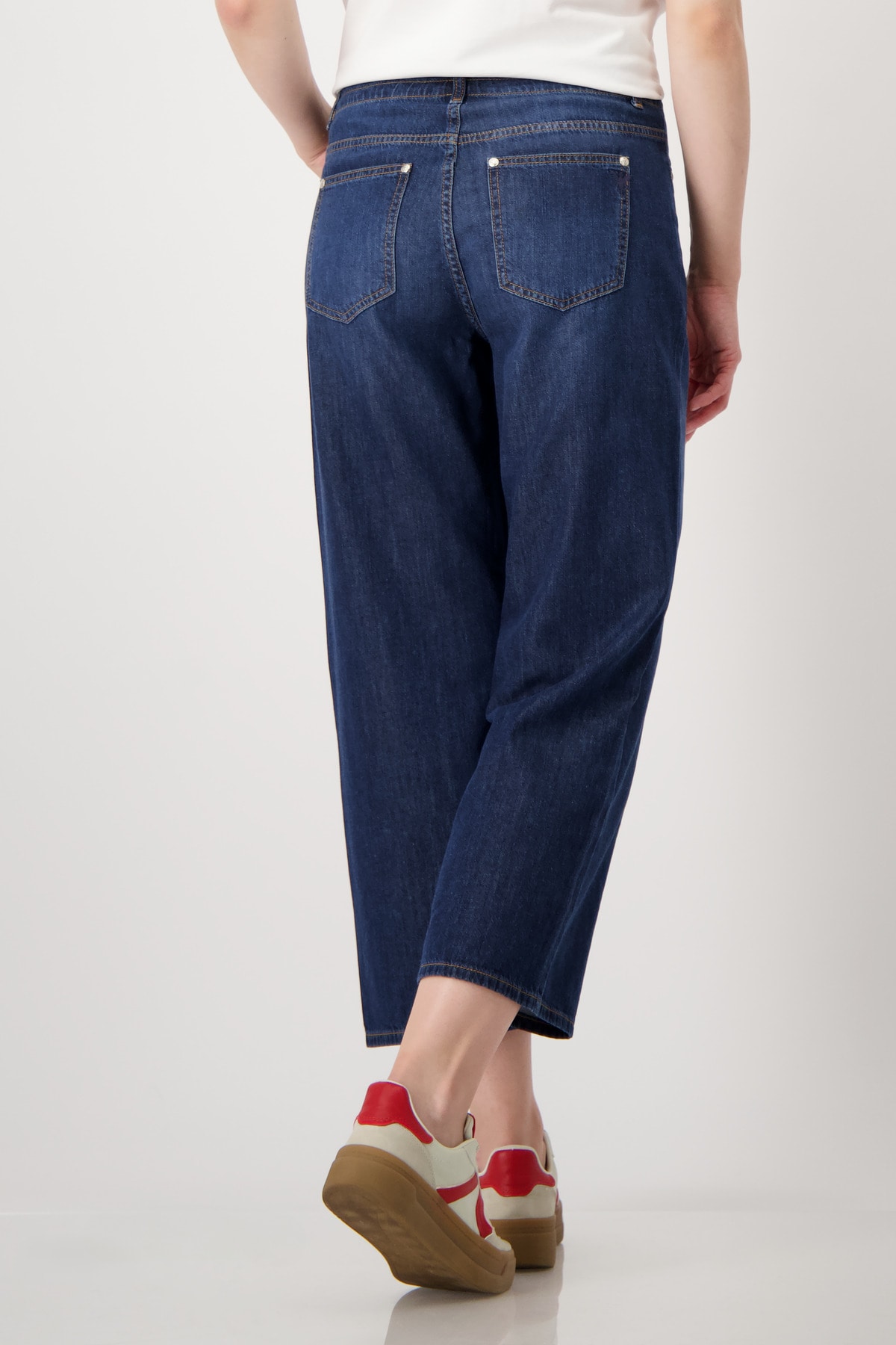 Monari Culotte »Hose Lyocell 64cm«, Mit Gürtelschlaufen