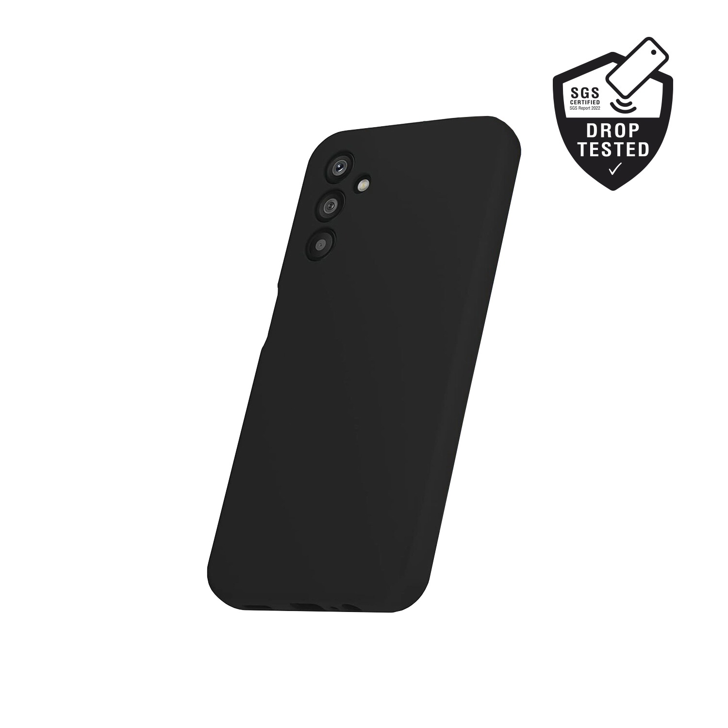4smarts Backcover »Silicone Case Cupertino Galaxy A14 schwarz«