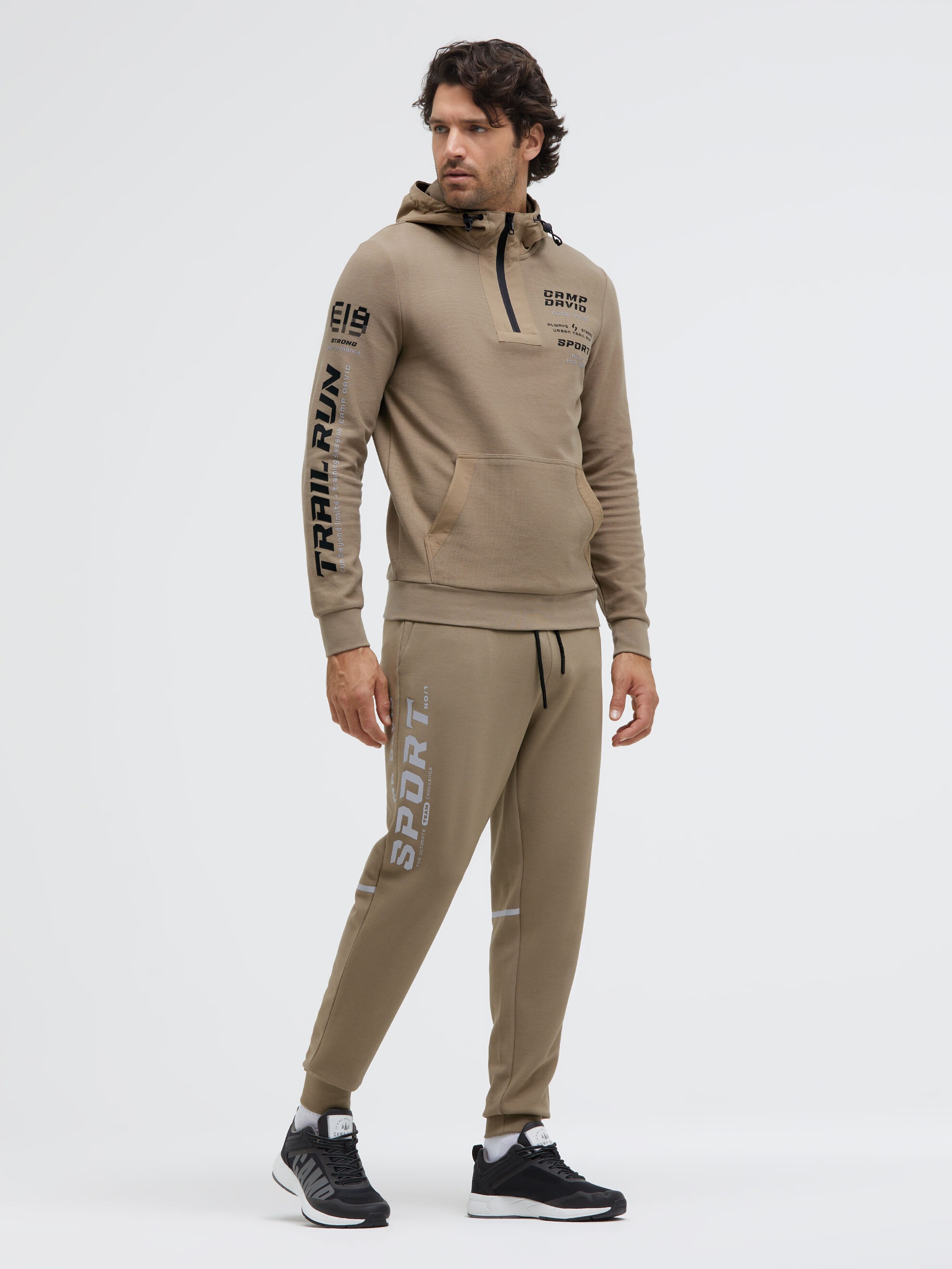 CAMP DAVID Sporthose  mit Elastikbund und Kordel