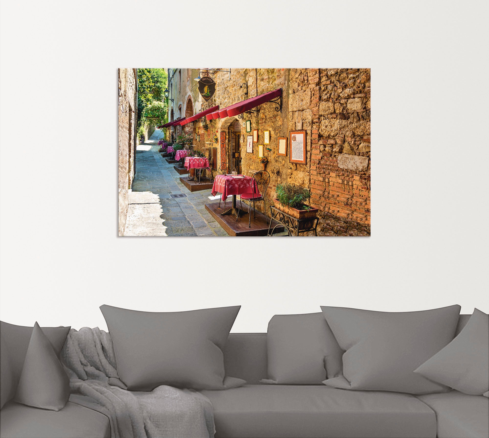 Artland Wandbild »Toskana II«, Europa, (1 St.), als Alubild, Outdoorbild, Leinwandbild, Poster, Wandaufkleber