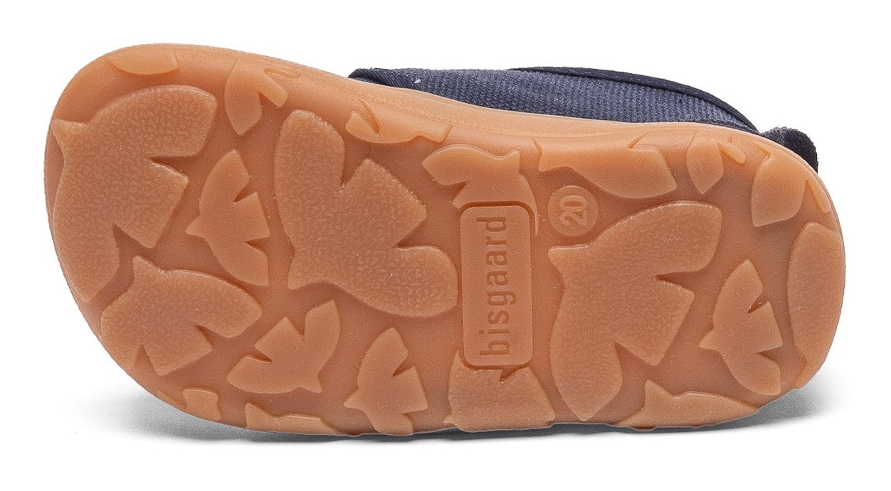 Bisgaard Hausschuh »barefoot basic Weite: normal«, Barfußschuh, Babyschuh mit Klett, Größenschablone zum Download