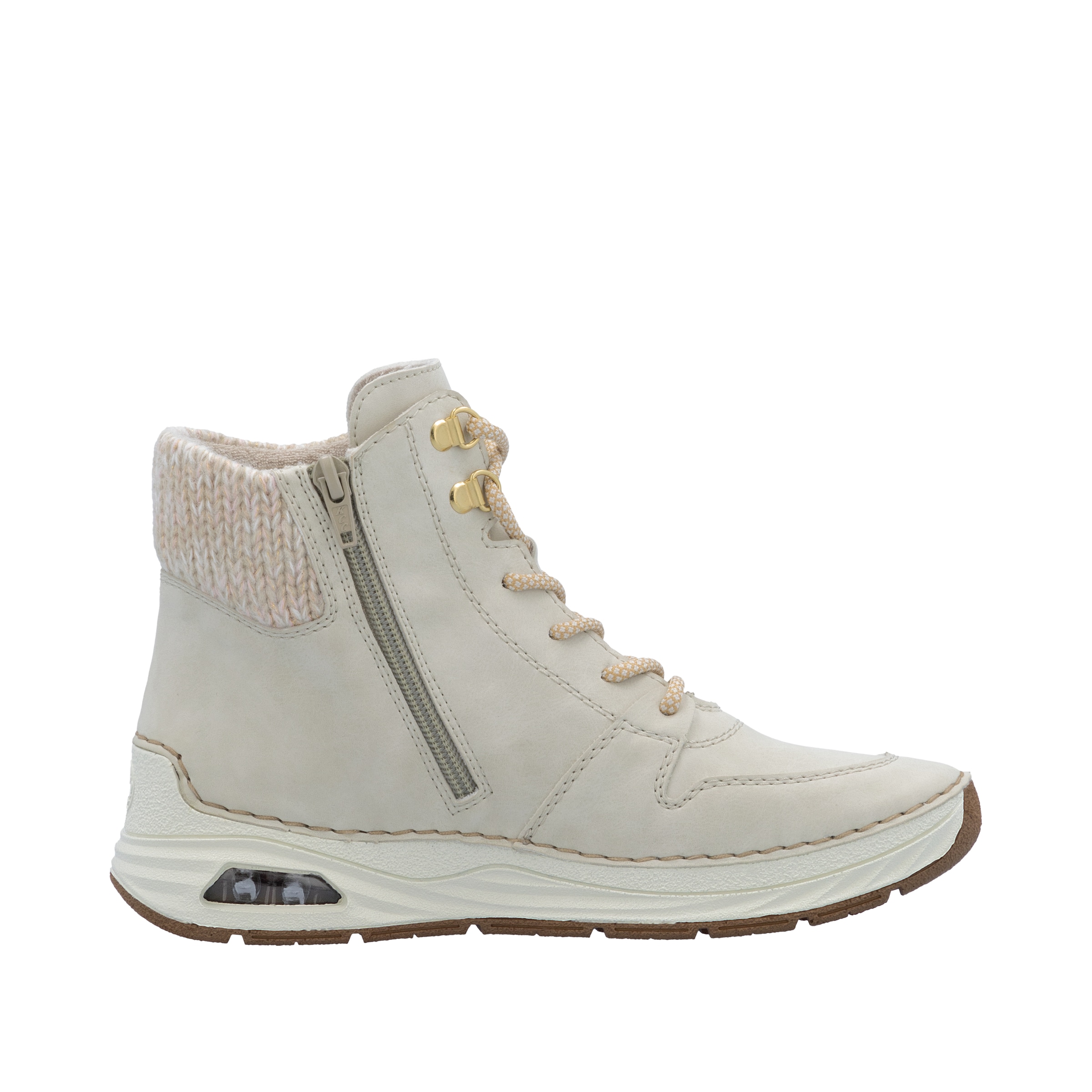 Rieker Schnürboots  High Top-Sneaker, Herbstschuh mit seitlicher Logoprägung