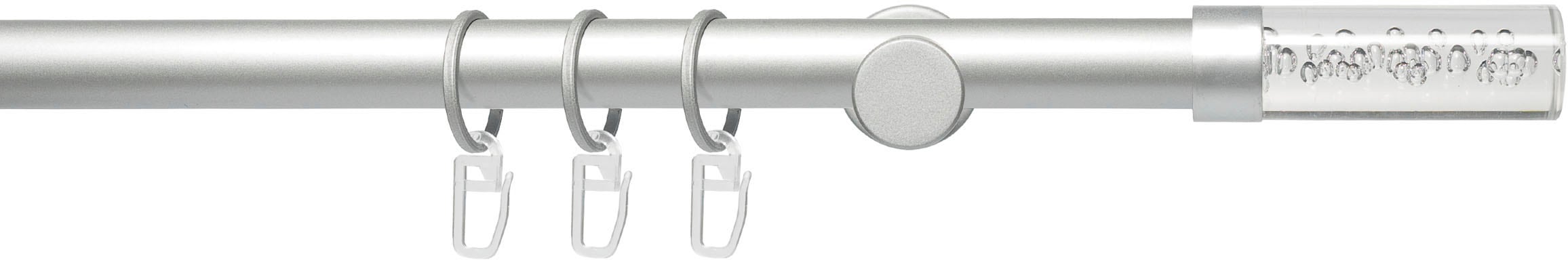 Liedeco Gardinenstange "Fertigstilgarnitur 20 mm Power Zylinder Acryl" Ø 2 günstig online kaufen