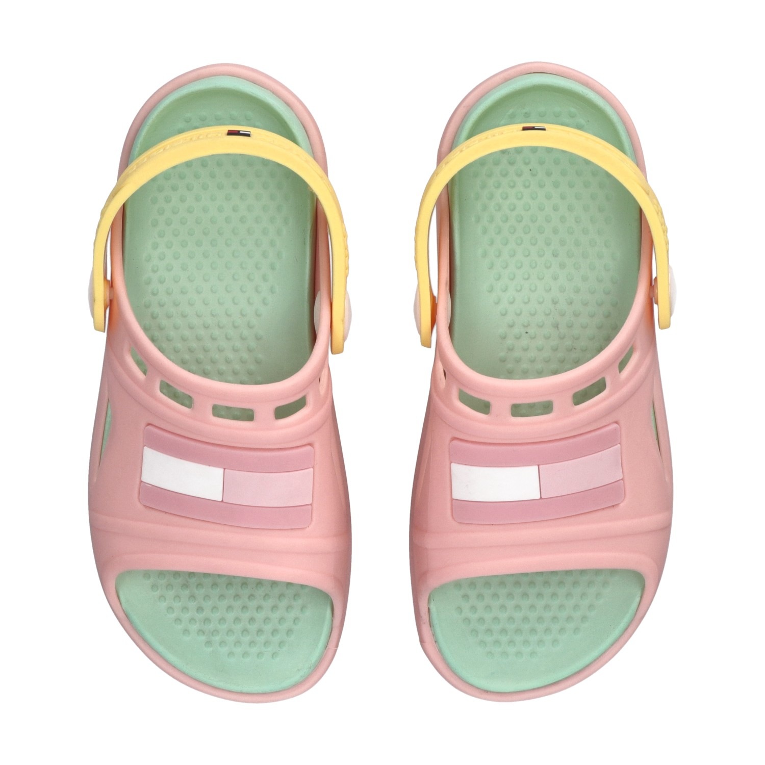 Tommy Hilfiger Badesandale  Badeschuh, Clog mit schwenkbarem Riemchen